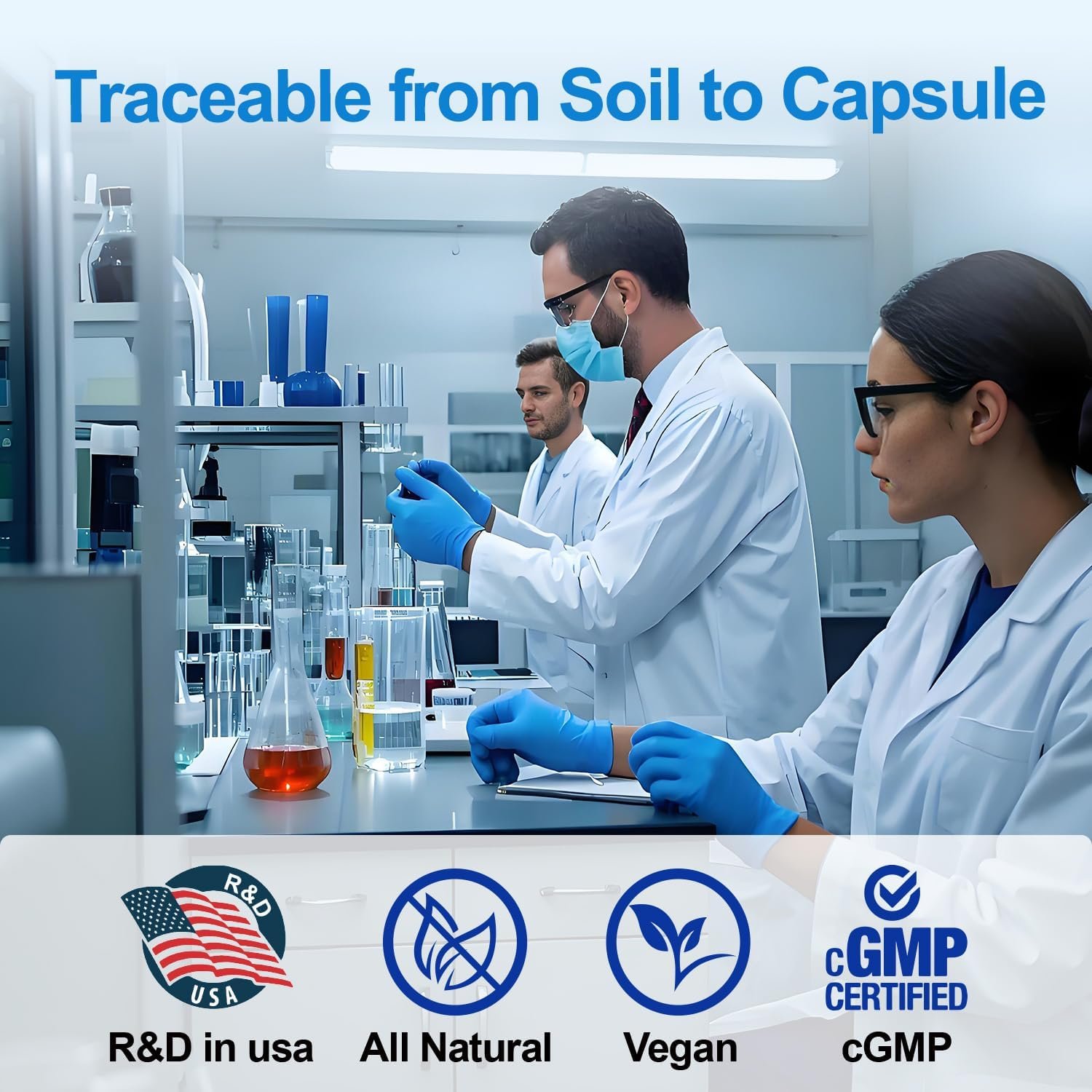 Premium Berberine Supplement Supports AMPK Metabolic, Liposomal Berberine with Ceylon Cinnamon - Classic 1500mg Formula for Healthy Metabolism & Weigh*t - 3X Absorption - Vegan, Non-GMO, 120 Count - Image 4