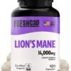 FreshCap Lions Mane Supplement Capsules ...