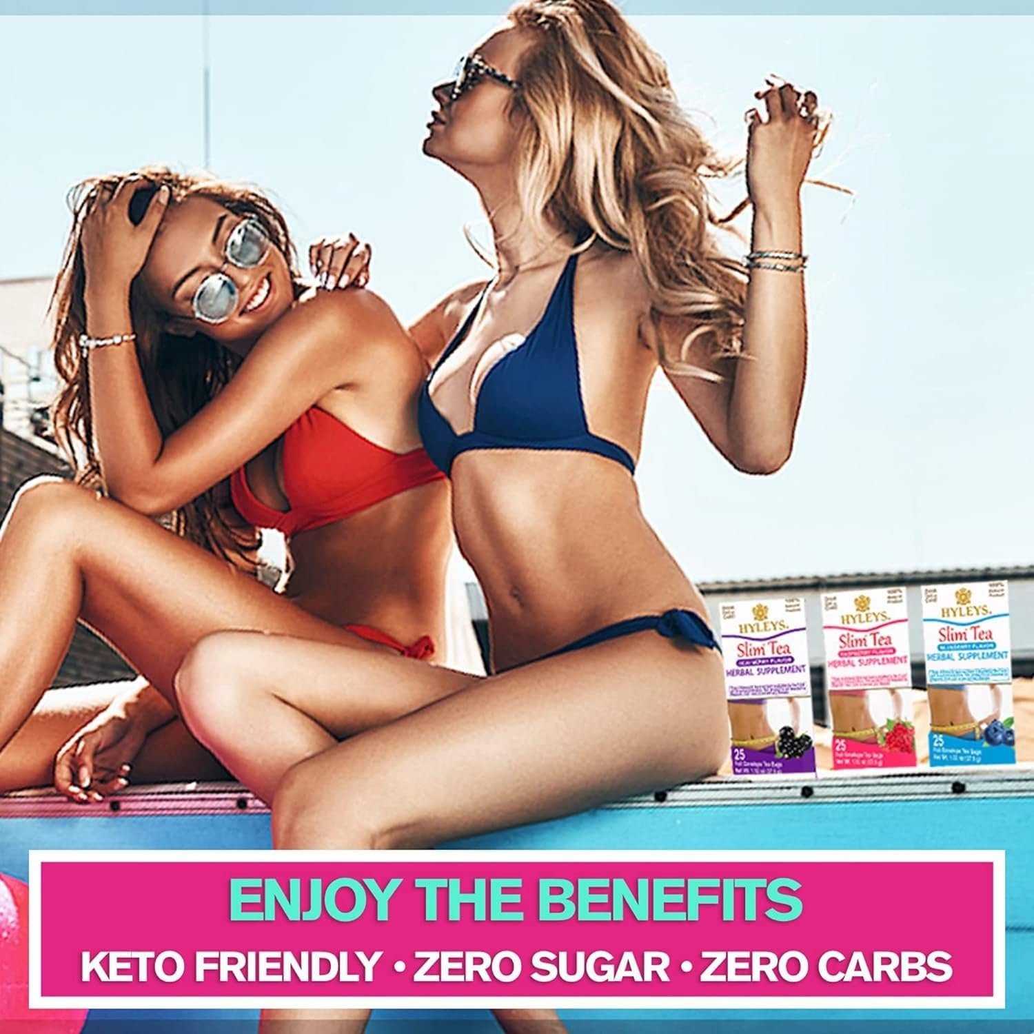 Hyleys Slim Tea Weight Loss Herbal Supplement with Pineapple - Cleanse and Detox - 50 Tea Bags (1 Pack) - Image 11