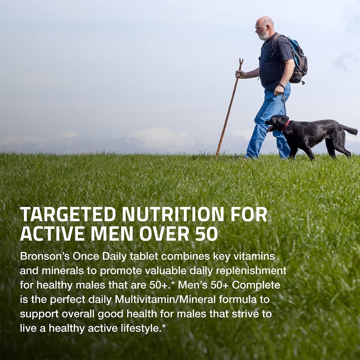 Bronson ONE Daily Mens 50+ Complete Multivitamin Multimineral, 180 Tablets - Image 4