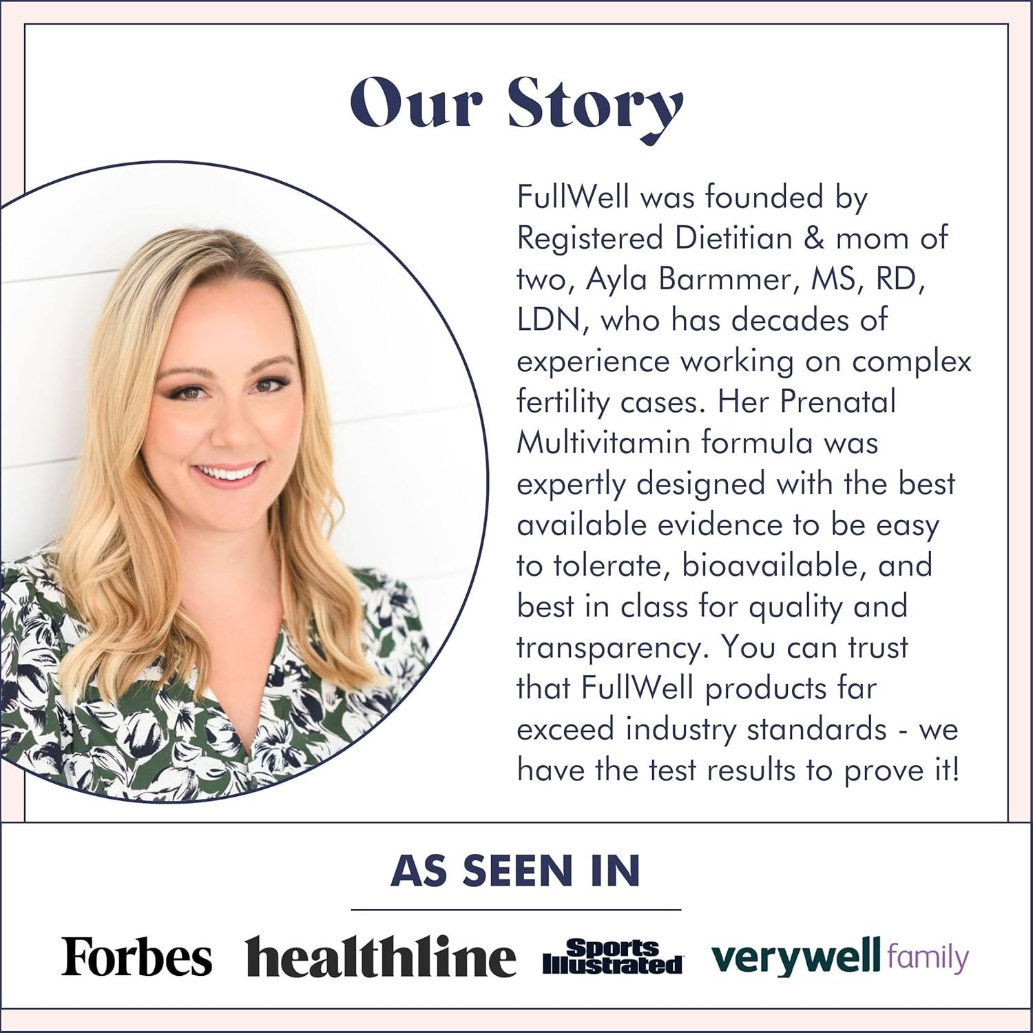 Prenatal Vitamins | Choline, folate, Vitamin D for fetal Growth, Brain Development | 26+ Vital Nutrients | Dietitian-Formulated, OBGYN Recommended, Non-GMO, 3rd Party Tested, 30 Servings - Image 8