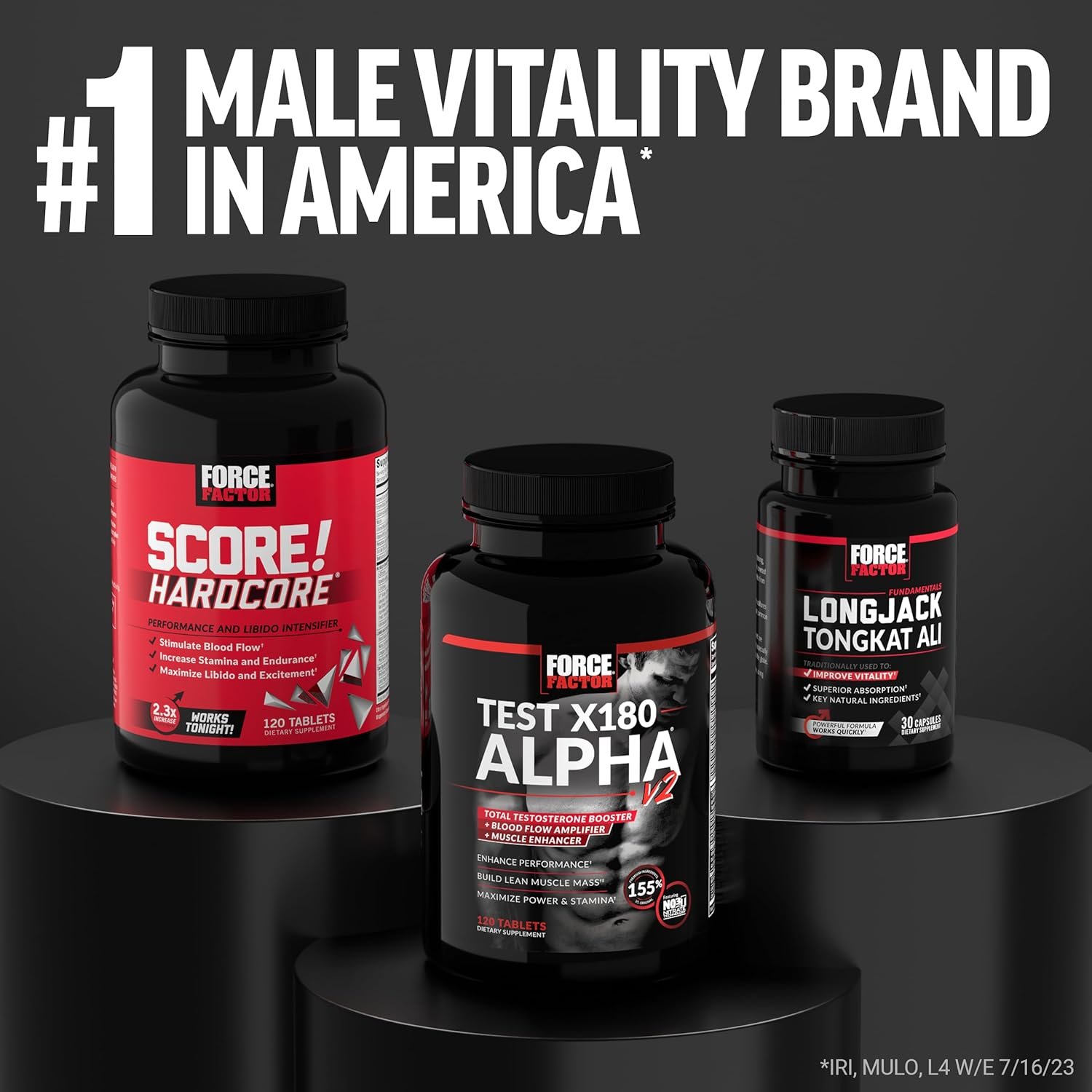 Force Factor Test X180 Gummies Testosterone Booster for Men with Tongkat Ali, Horny Goat Weed, Tribulus Terrestris, Fenugreek, & Black Maca, Supplement Men, Berry Punch, 60 Gummies, 1-Pack - Image 9