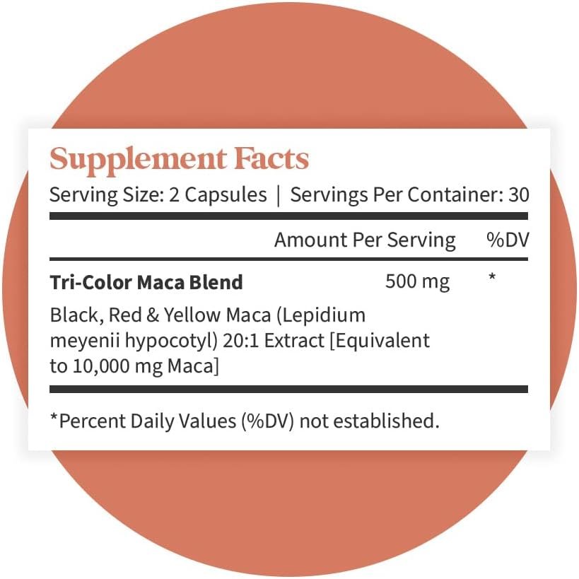Pattern Wellness Maca Root for Men & Women - 10,000mg - Natural Mood & Wellness Enhancer - Unique Optimum Blend for Fertility, Reproductive & Whole Body Health - 60 Vegan Capsules - Image 2