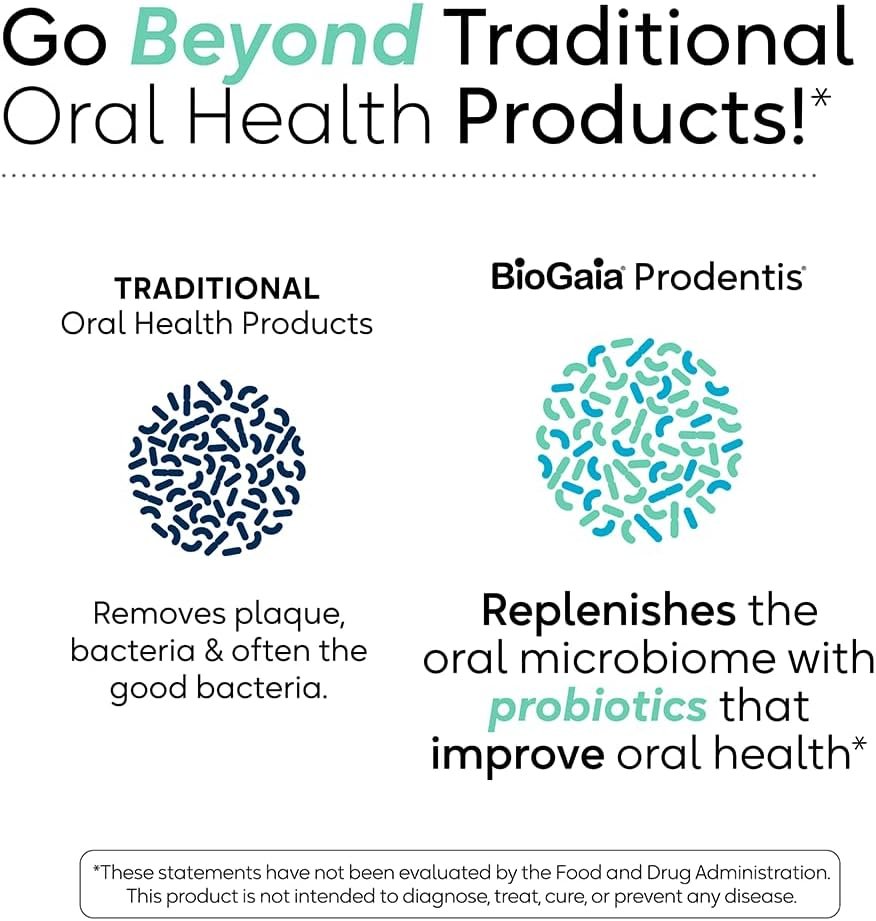 BioGaia Prodentis 3-Pack | Dental Probiotic Lozenges | Promote Healthy Gums & Teeth | Defend Against Dental Problems | Replenish Oral Microbiome | Improve Oral Health | Mint Flavor | 90 Day Supply - Image 4