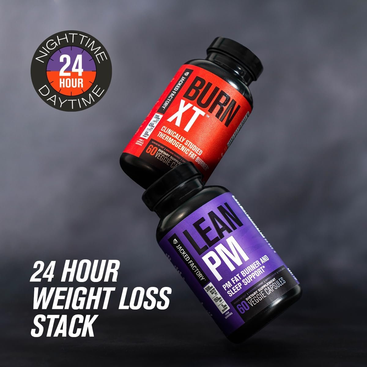 Jacked Factory Burn-XT Clinically Studied Fat Burner & Weight Loss Supplement - Appetite Suppressant & Energy Booster - with Acetyl L-Carnitine, Green Tea Extract and More - 60 Natural Diet Pills - Image 4