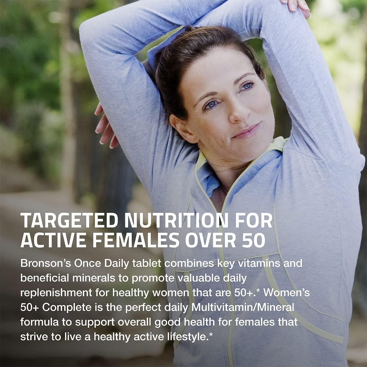 Bronson ONE Daily Women’s 50+ Complete Multivitamin Multimineral, 180 Tablets - Image 4