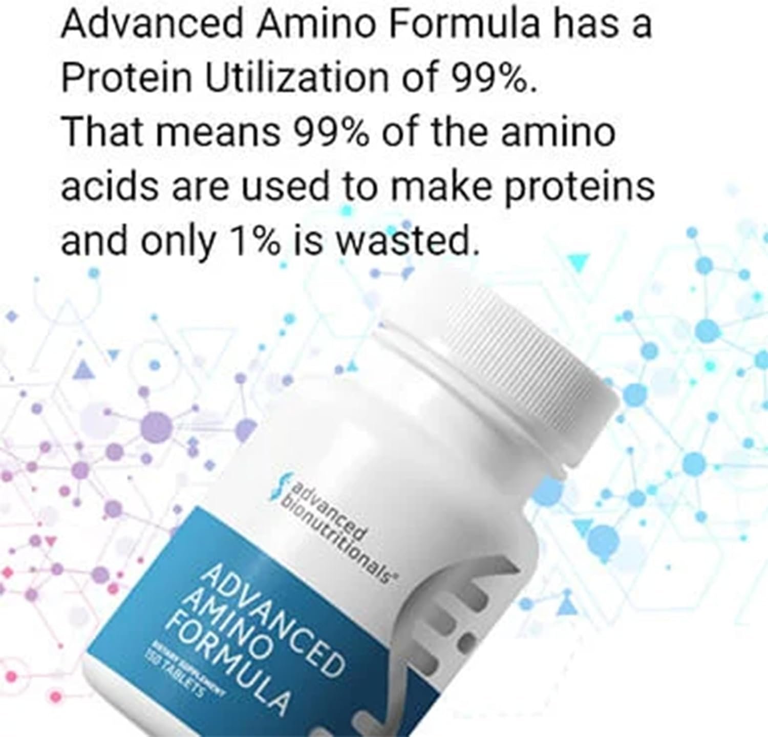 – Advanced Amino Formula Tablets, Amino Acid Supplement, Build Muscle, Post Workout Recovery, Energy, Stamina, Non-GMO, Gluten Free, Dairy Free, Vegan (150 Tablets) - Image 4