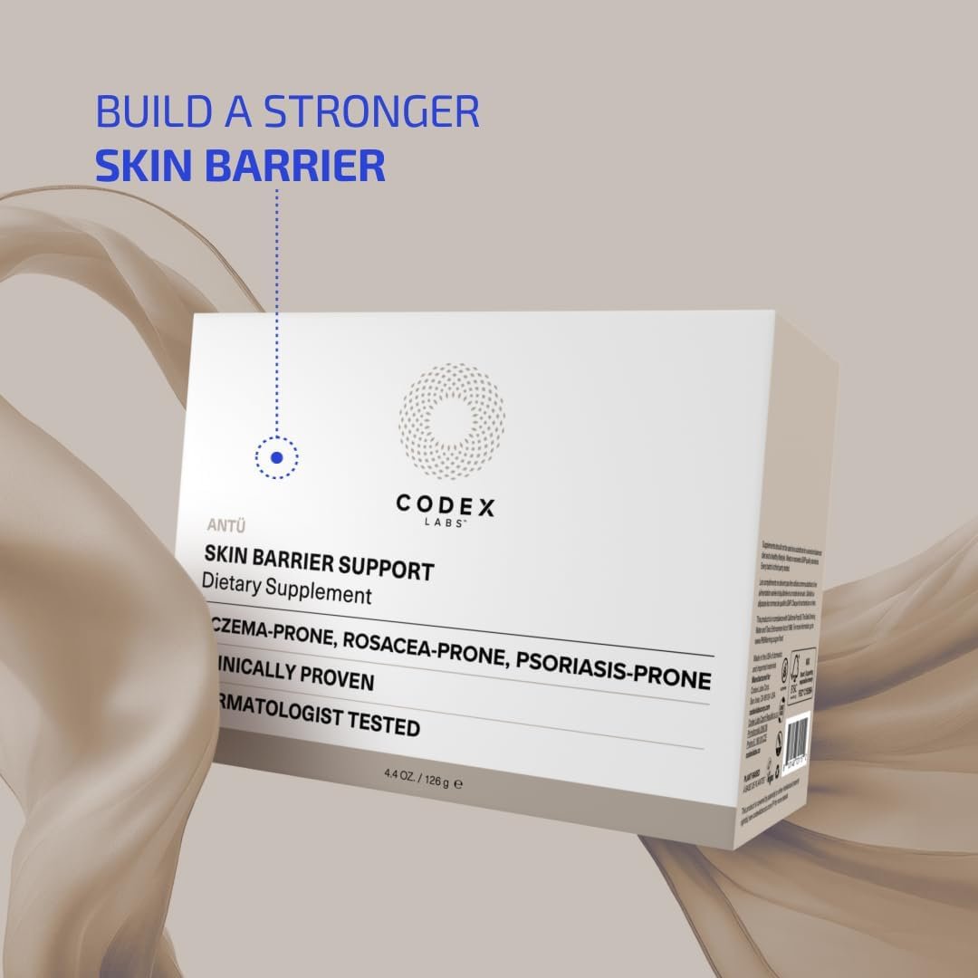 ANTÜ Skin Barrier Repair Supplement – Oral Sachets for Eczema, Rosacea & Psoriasis – Clinically Proven, Vegan, Dermatologist-Tested – Strawberry Lemonade Flavor – 30-Day Supply - Image 2