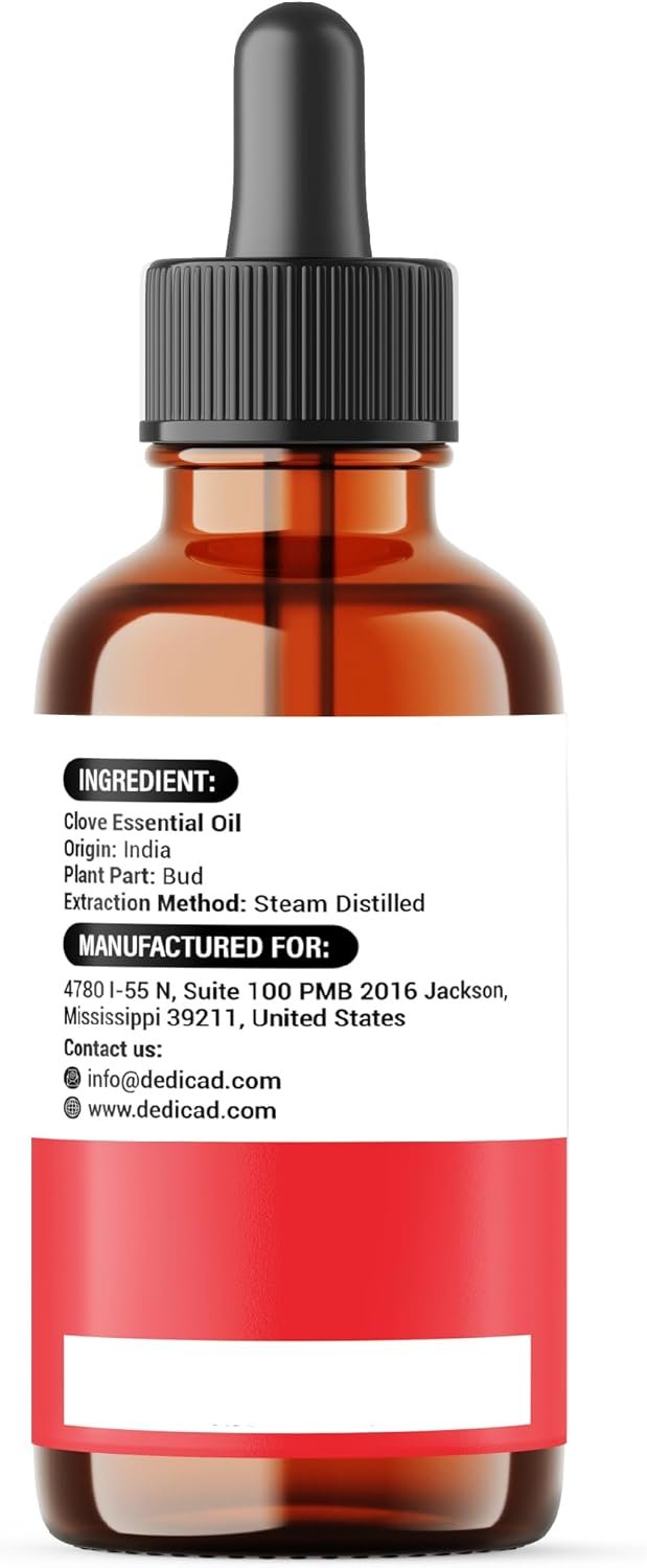 1 FL Oz - 30ml - Clove Essential Oil Supplement – for Toothache, Oral Care, Skin & Hair – Clove Oil Organic - Image 8