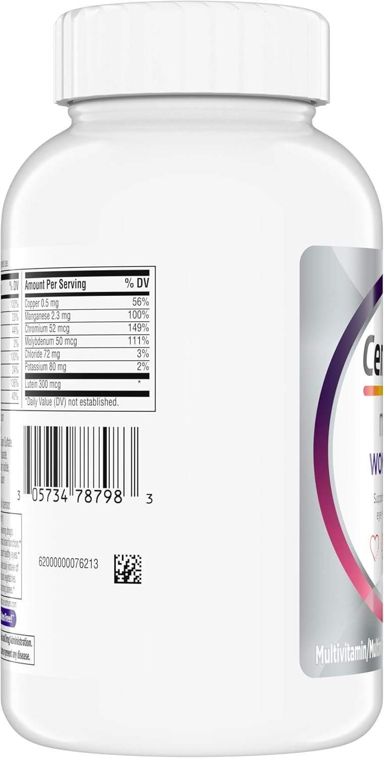 Centrum Minis Silver Women's Multivitamin for Women 50 Plus, Multimineral Supplement with Vitamin D3, B Vitamins, Non-GMO Ingredients, Supports Memory and Cognition in Older Adults - 280 Ct - Image 10