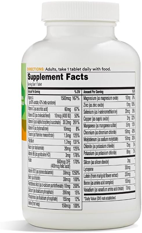365 by Whole Foods Market, Mature Adult Once Daily Multi, 180 Count - Image 2