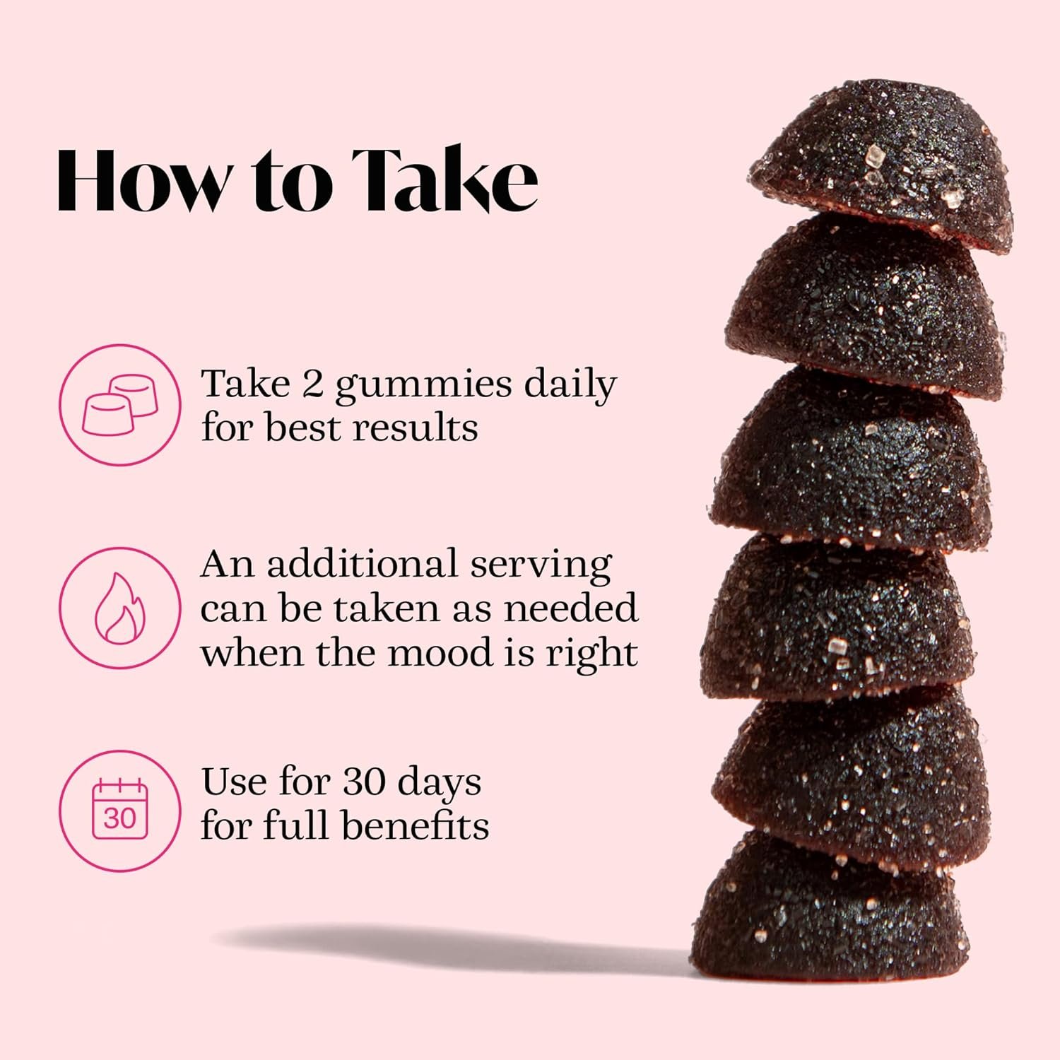 Winged Wellness Love Bites, Libido Booster for Women with Maca Root - Libido & Pleasure Booster with Horny Goat Weed & Damiana - Natural Aphrodisiac Gummy Supplement - Wild Blueberry, 60 Vegan Gummies - Image 5