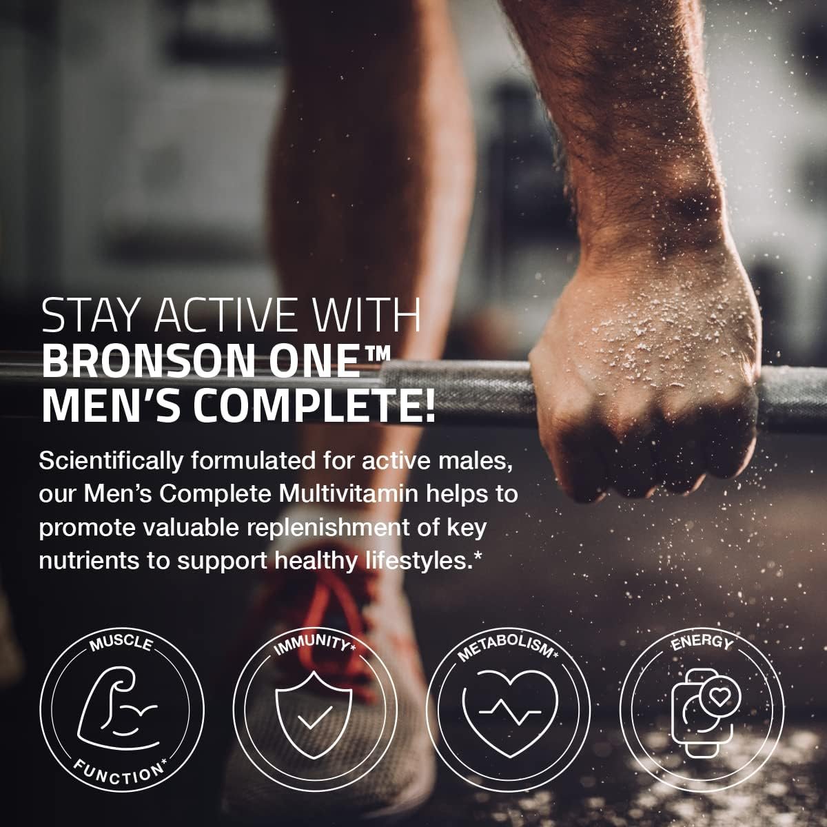 Bronson ONE Daily Men’s Complete Multivitamin Multimineral Once-Daily Multi for Active Men, 180 Tablets - Image 4
