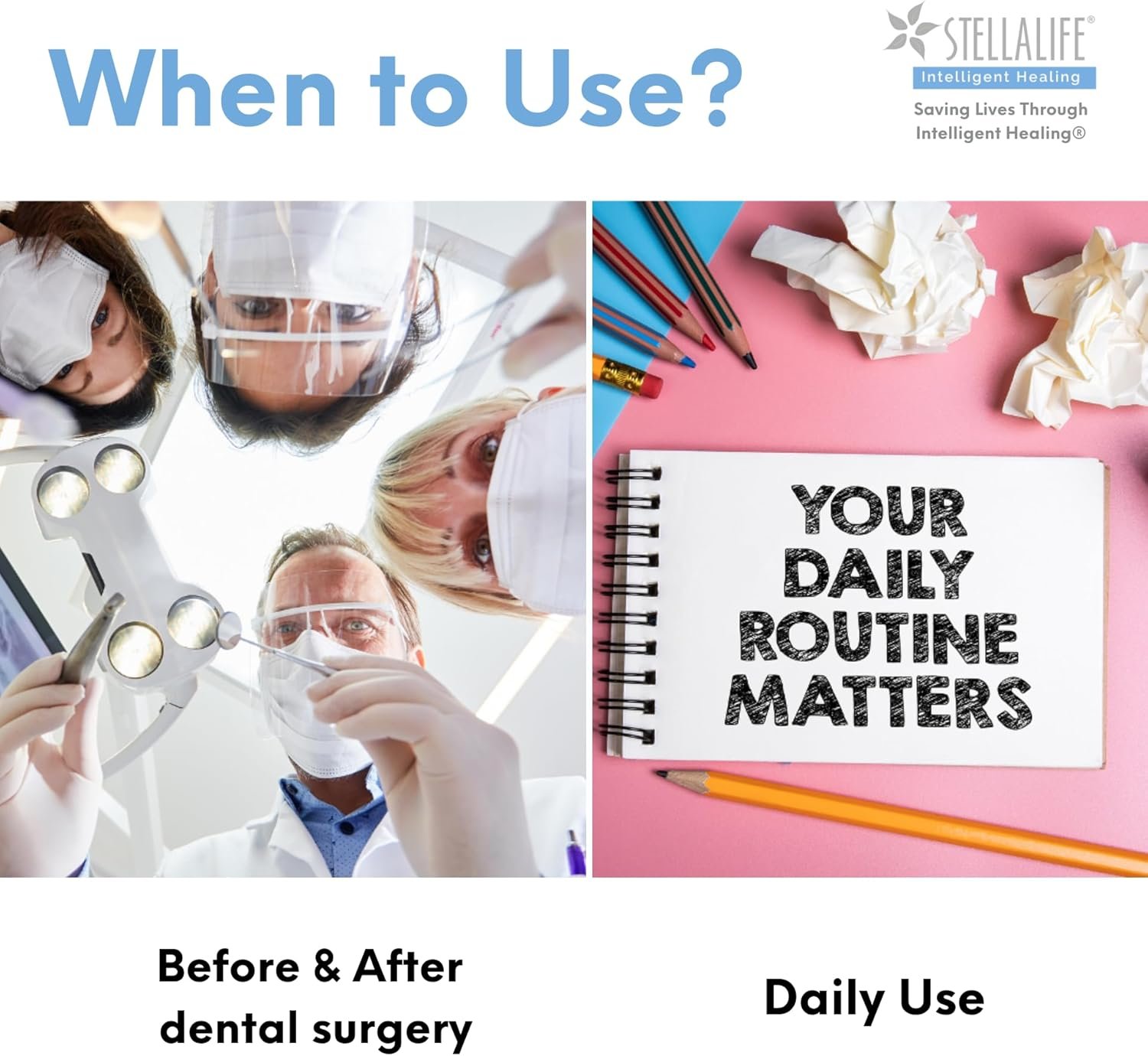 StellaLife DentaMedica Vegan Daily Multivitamin Nutritional Support for Faster Dental Surgery Recovery, VIT D3 K2 C B Zinc CoQ10 Magnesium, Healthy Bones & Gums, Non-GMO, GMP USA, 168 Capsules - Image 7