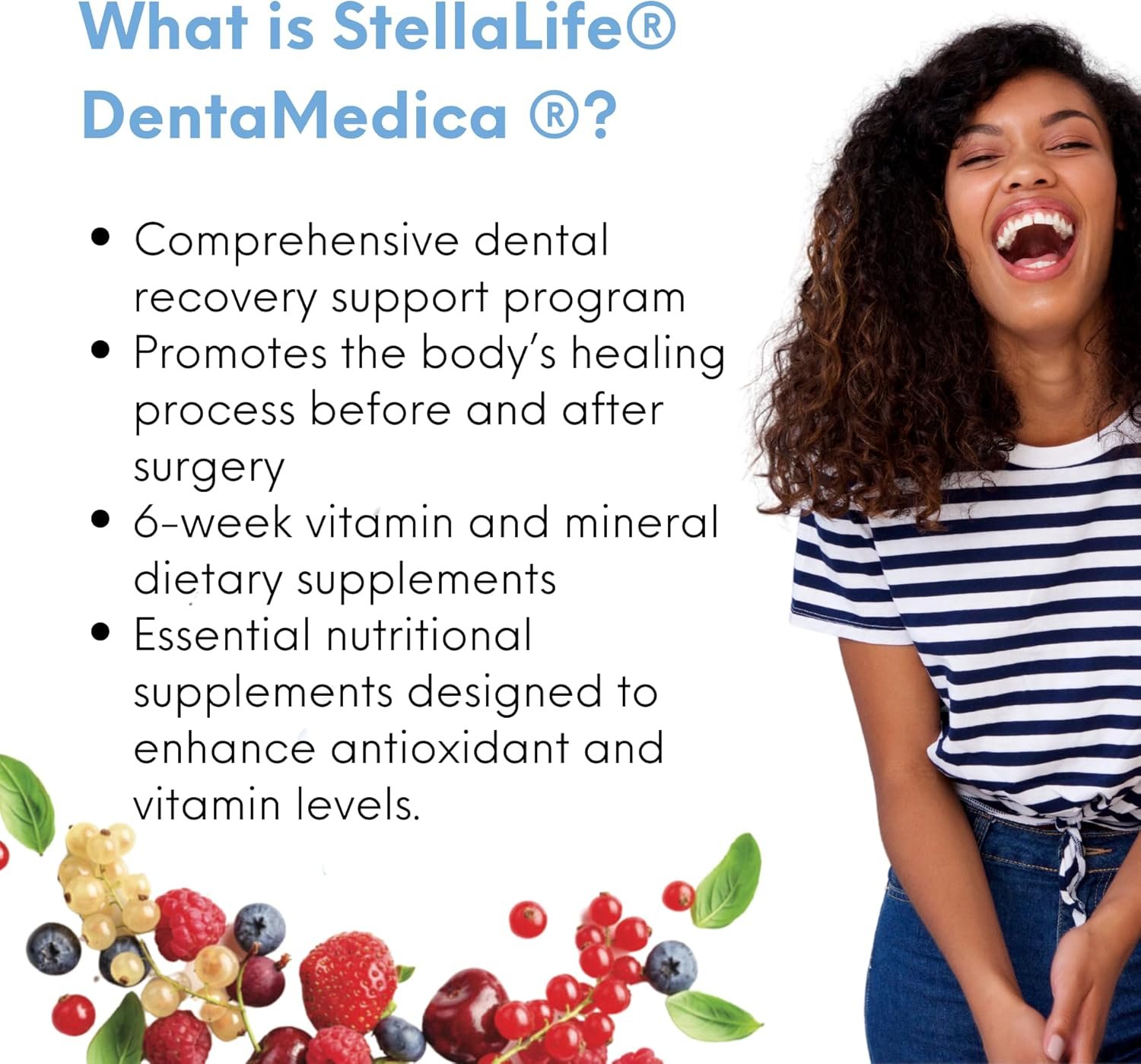 StellaLife DentaMedica Vegan Daily Multivitamin Nutritional Support for Faster Dental Surgery Recovery, VIT D3 K2 C B Zinc CoQ10 Magnesium, Healthy Bones & Gums, Non-GMO, GMP USA, 168 Capsules - Image 6