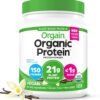 Orgain Organic Vegan Protein Powder, Van...