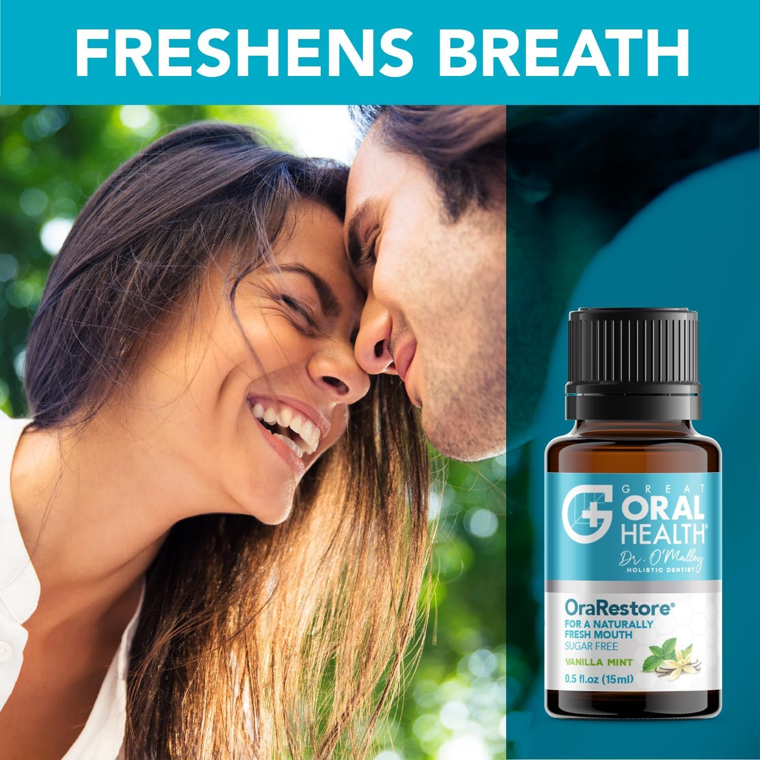 OraRestore Bad Breath Treatment for Adults Halitosis: Dentist Formulated Oral Rinse Concentrate Tooth Oil Liquid Toothpaste, Fresh Breath Mouthwash for Dry Mouth, Oral Care, Healthy Gums & Teeth 15ml - Image 7