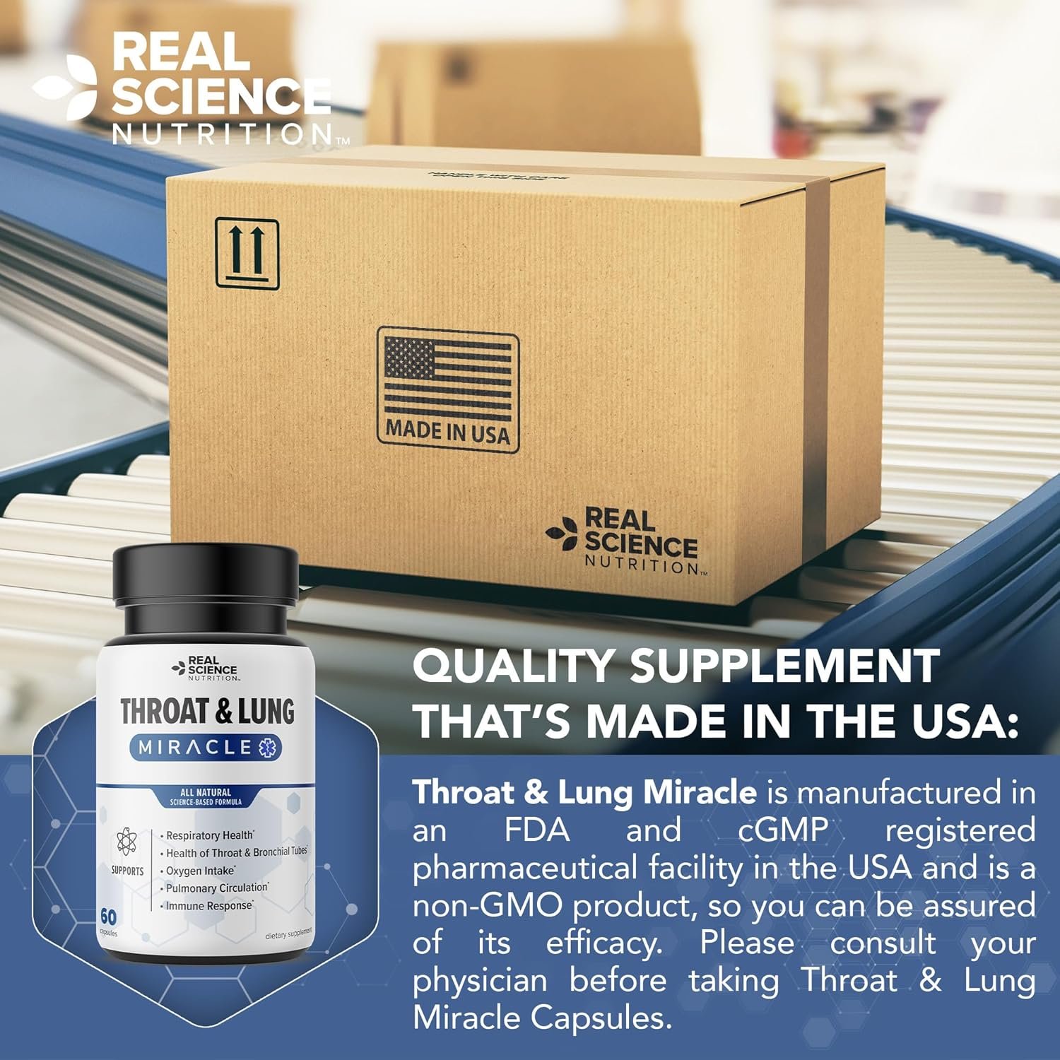 Throat & Lung Miracle for Adults - Natural Support for Low Oxygen Cough, Wheezing, Shortness of Breath, and Sore Throat Relief - Image 8