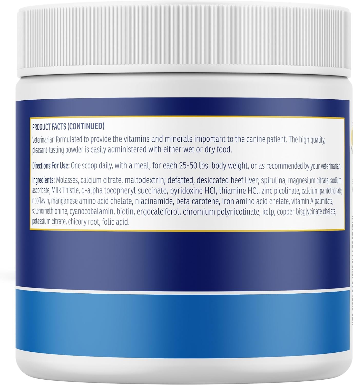 Rx Vitamins Essentials for Dogs - Daily Vitamins & Minerals - with Blue Spirulina, Kelp Powder, and Milk Thistle - Complete Canine Vitamins and Essential Minerals Powder - 8 oz - Image 8