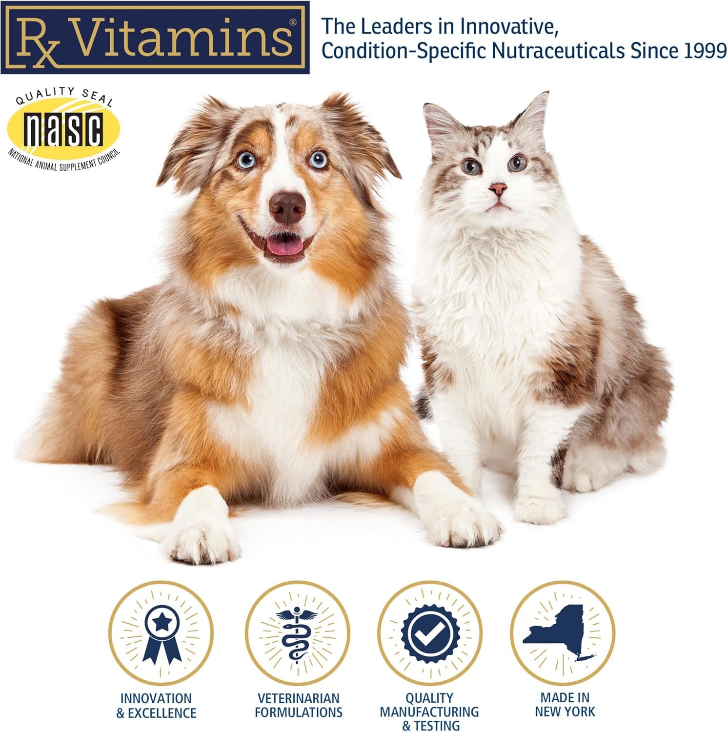 Rx Vitamins Essentials for Dogs - Daily Vitamins & Minerals - with Blue Spirulina, Kelp Powder, and Milk Thistle - Complete Canine Vitamins and Essential Minerals Powder - 8 oz - Image 9