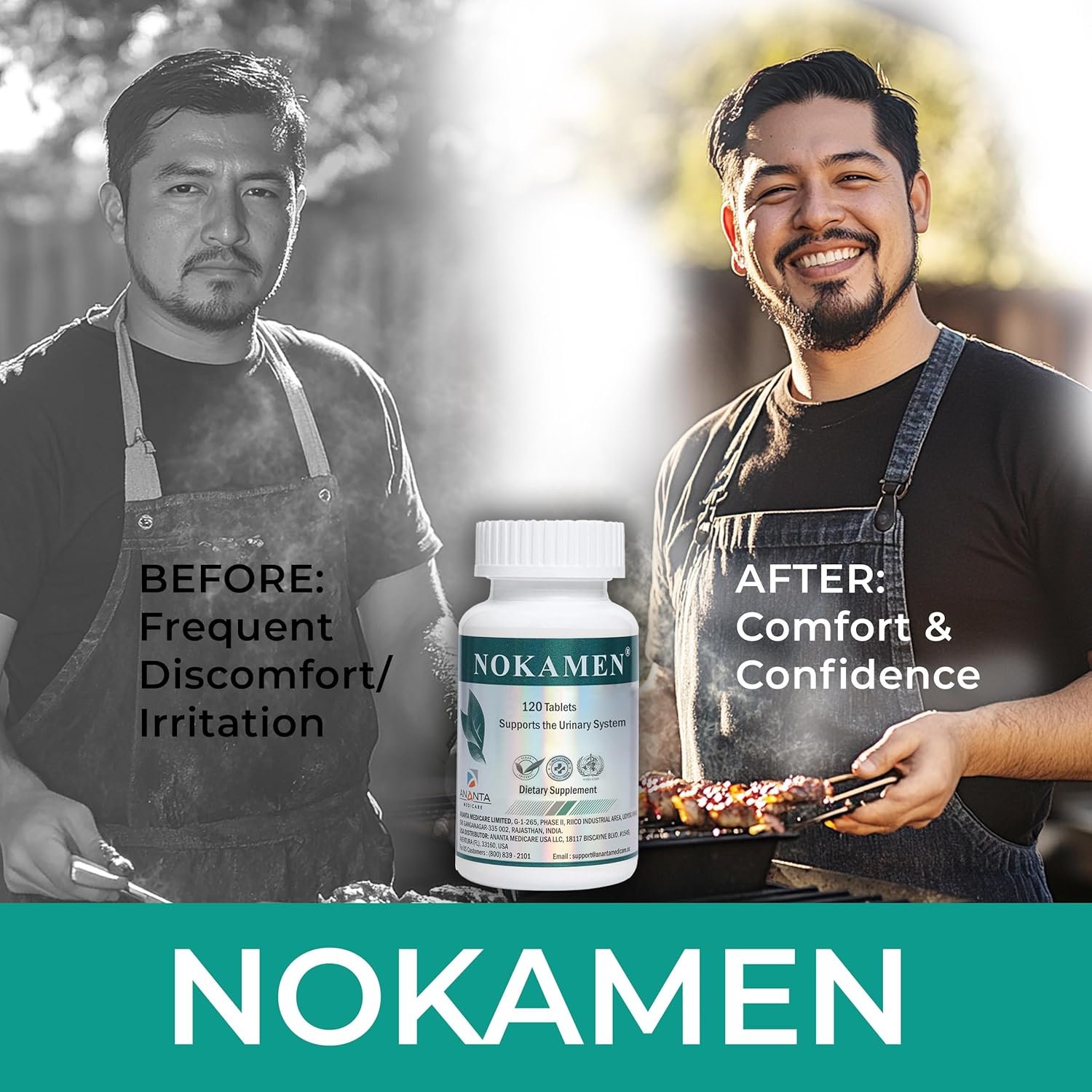 NOKAMEN – Kidney & Urinary Tract Support Herbal Formula, 120 Tabs - Image 6