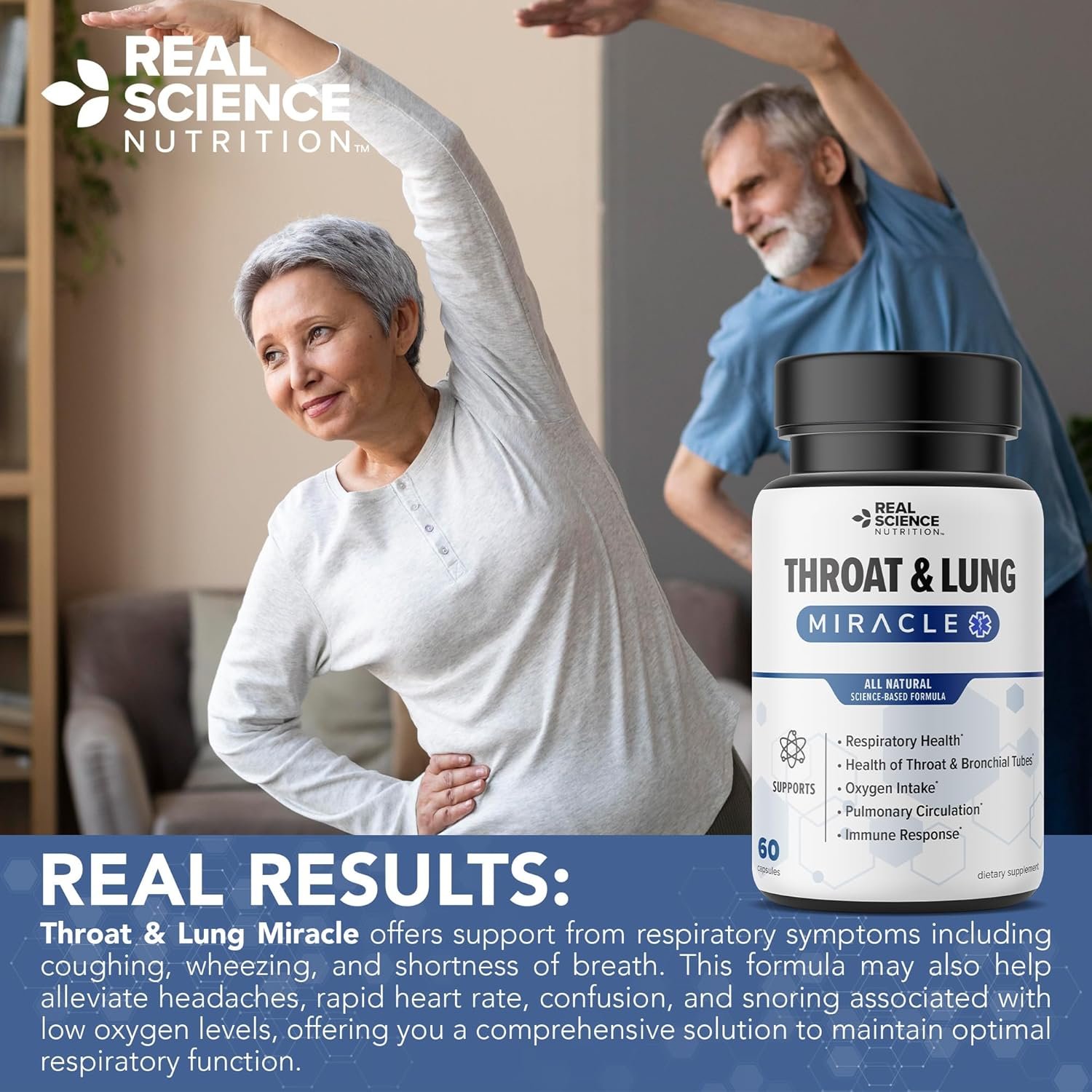 Throat & Lung Miracle for Adults - Natural Support for Low Oxygen Cough, Wheezing, Shortness of Breath, and Sore Throat Relief - Image 5