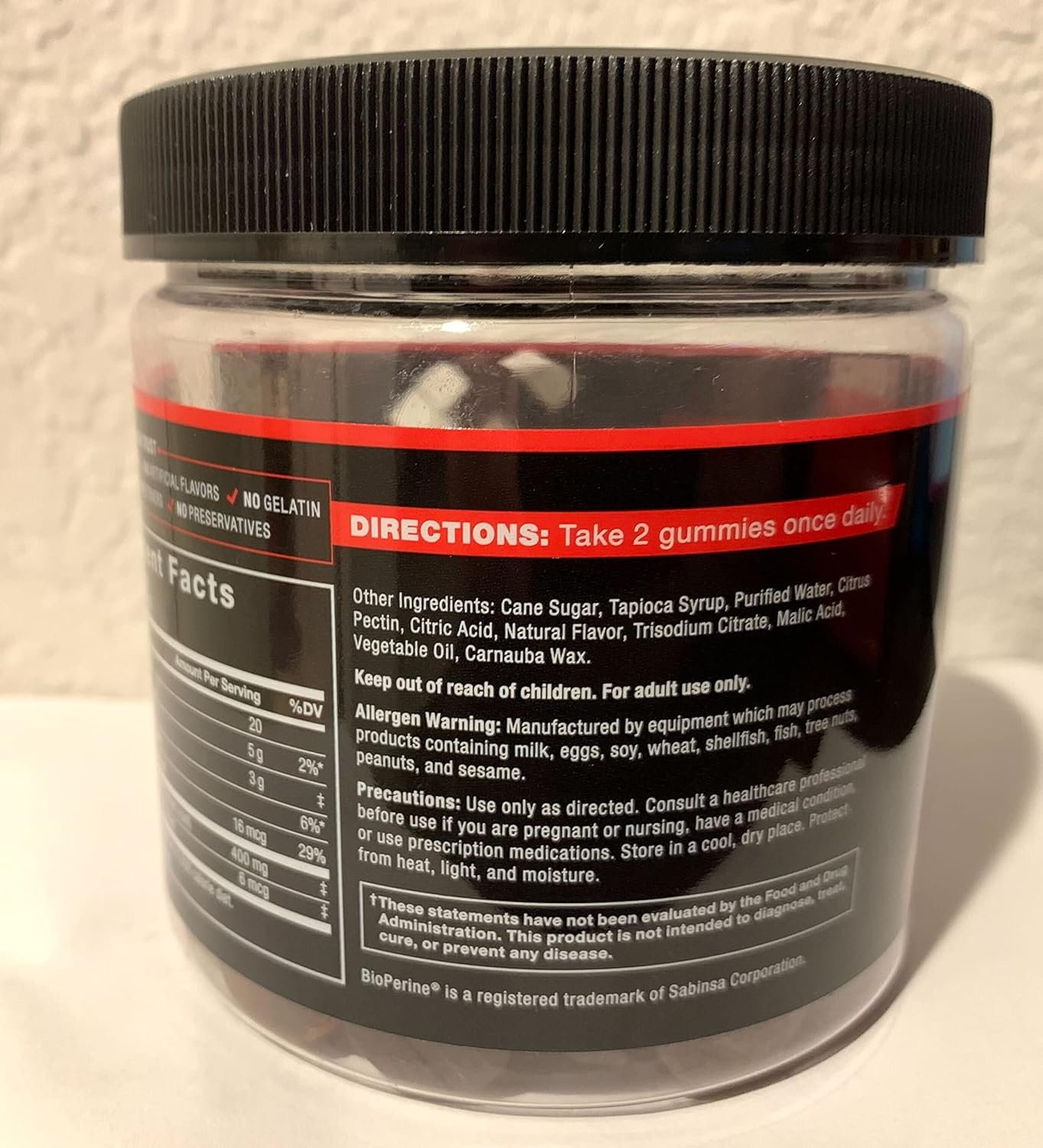 Force Factor Black Maca Gummies, 2-Pack, Black Maca Root to Enhance Male Vitality, Increase Energy & Strength, with BioPerine for Superior Absorption, Delicious Passion Berry Flavor, 120 Gummies - Image 15