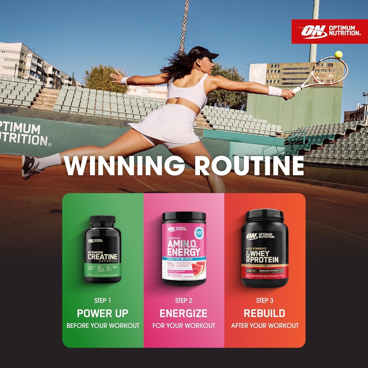 Optimum Nutrition Micronized Creatine Monohydrate Capsules, Keto Friendly, 2500mg, 100 Capsules - Image 7