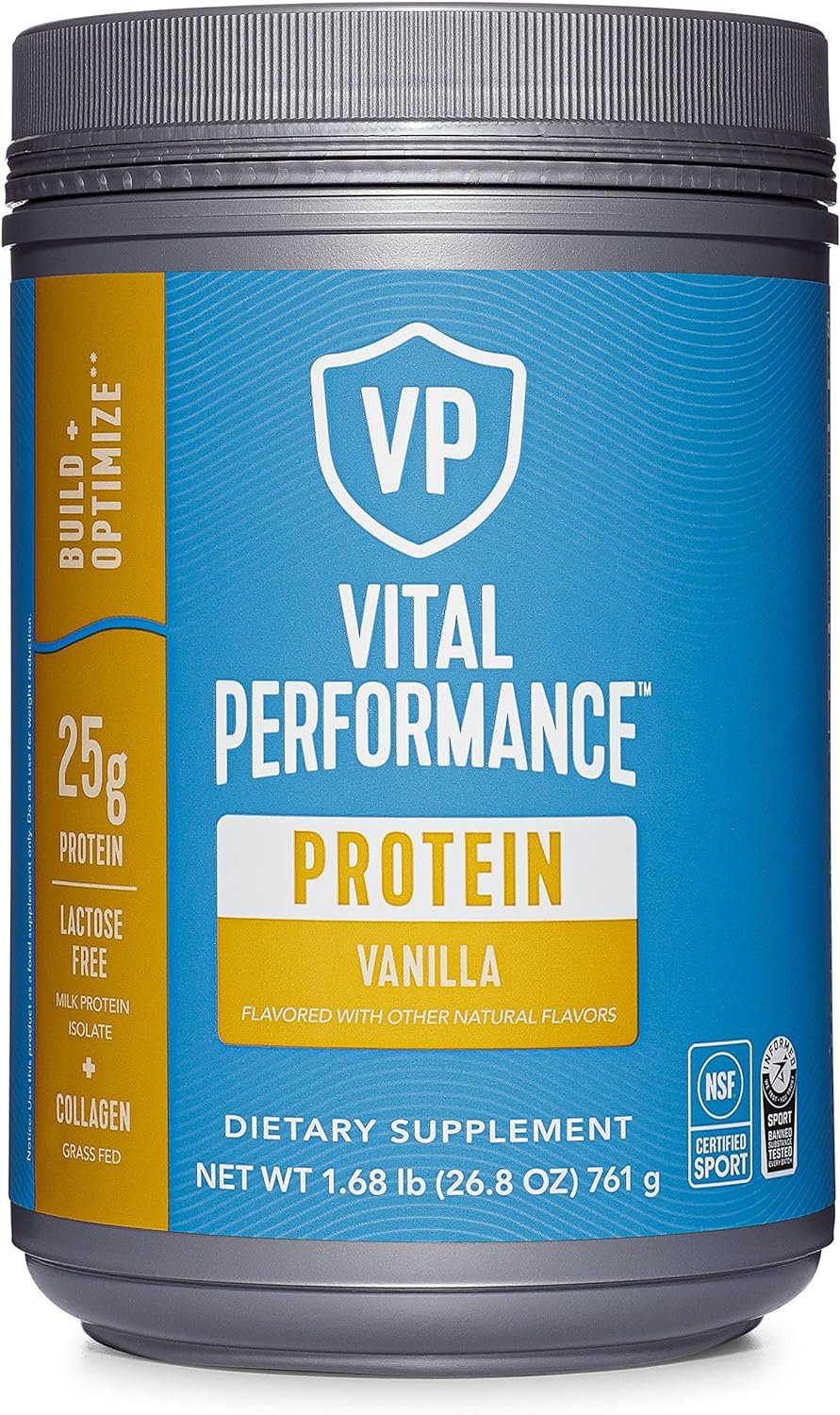 Vital Proteins Collagen Peptides Powder - Vanilla, Protein Powder Blend, Lactose-Free, Made Without Gluten, 1.68lb