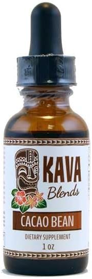Cacao Bean Kava Tincture Blend – Noble Kava Root with Pure Cacao Bean | Supports Relaxation, Endorphin Boost & Wellness