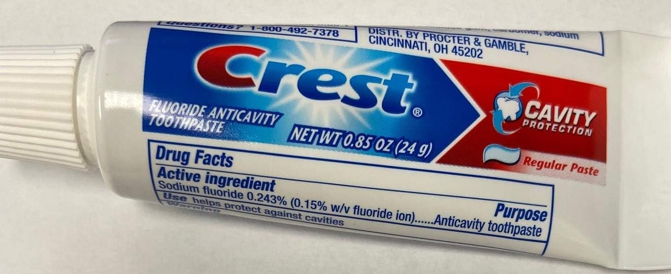 12 pcs Travel Essential Oral Care Kit, TSA Approved Content in Clear Waterproof Bag - Adult - Image 5