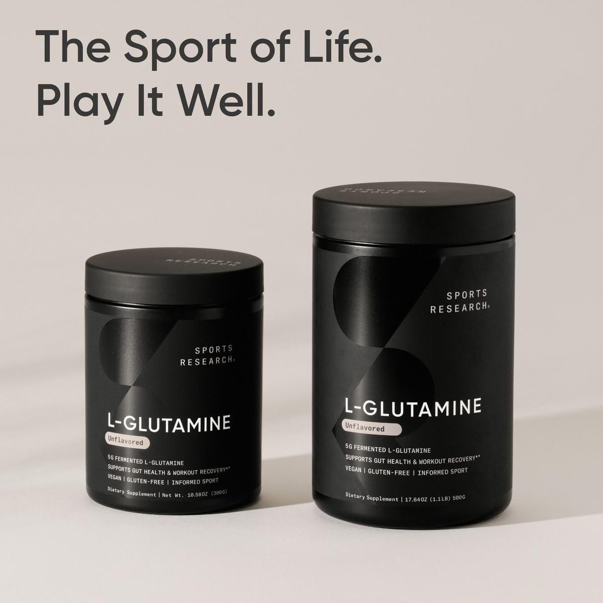 Sports Research L-Glutamine - Workout Recovery, Immune Health & Gut Health Support - 5 G Per Serving - 17.64 Oz - Image 6