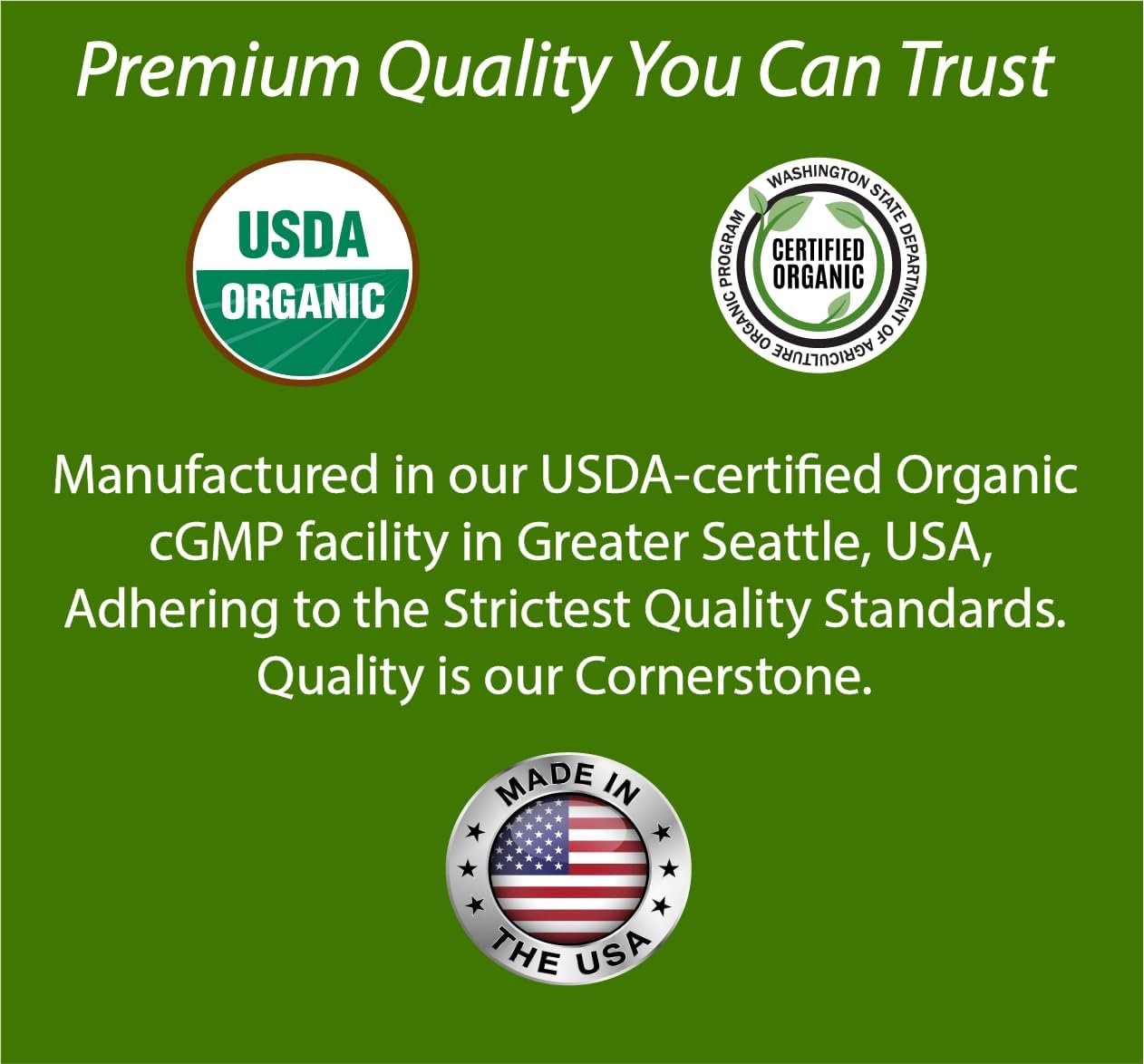 AcidRelief Acid Tamer | Promotes Stomach Comfort & Digestive Wellness* | Organic Herbal Blend for Gut Health* | 30 Capsules | Made in USA, USDA Organic, Vegan, Non-GMO, Gluten-Free - Image 5