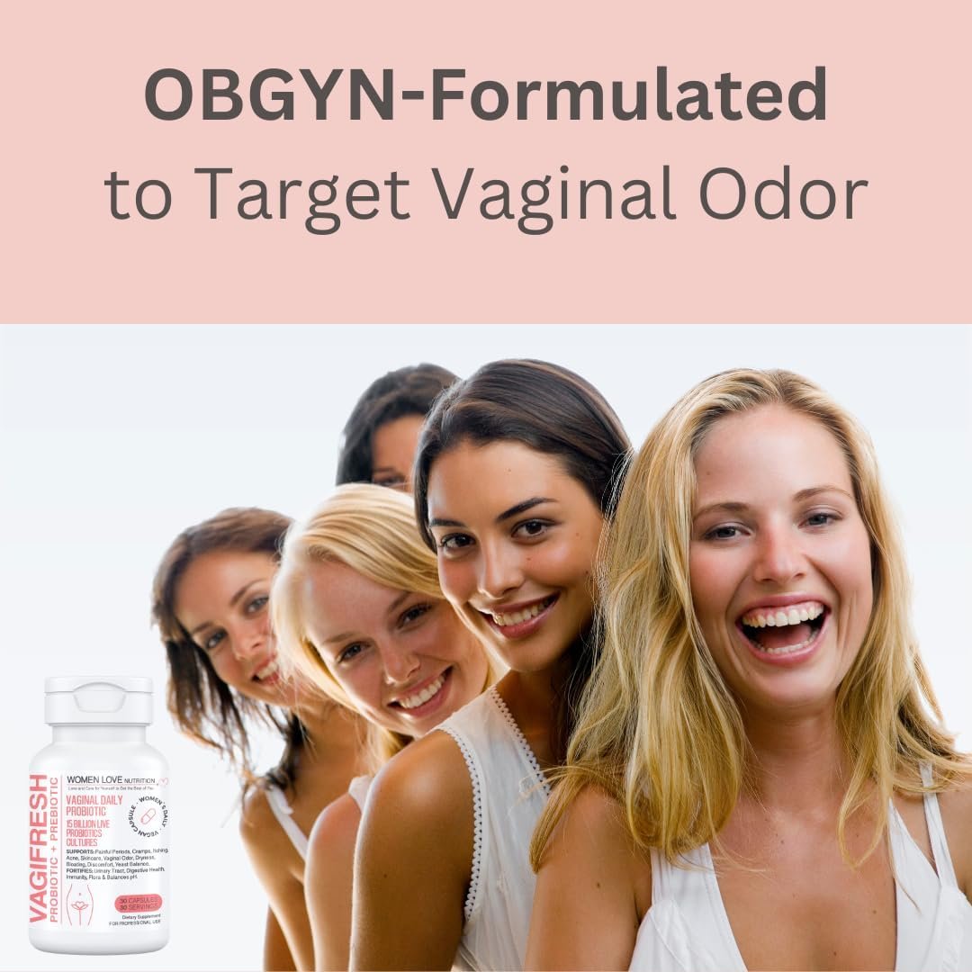 VAGIFRESH Vaginal Probiotics, pH Balance, Prebiotics & Lactobacillus. Women's Vaginal Health Supplement - Healthy Vaginal Odor & Flora, 30 Count. - Image 4