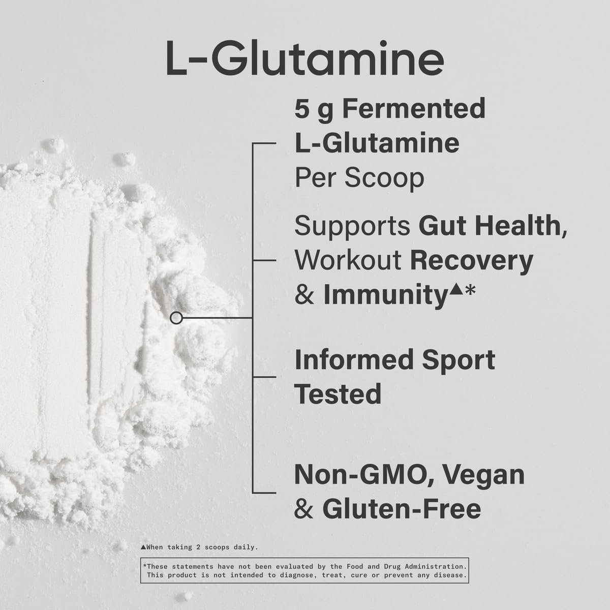 Sports Research L-Glutamine - Workout Recovery, Immune Health & Gut Health Support - 5 G Per Serving - 17.64 Oz - Image 4