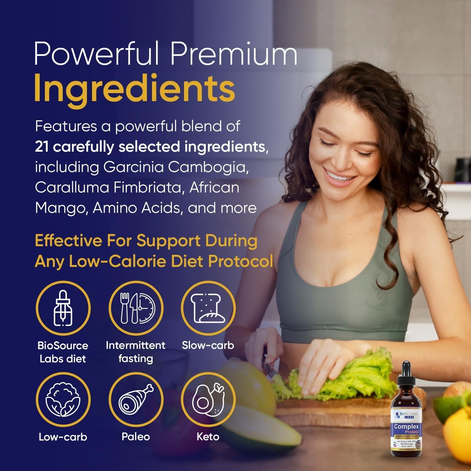 Complex ProMAX Premium Diet Drops (1 x 2 oz Bottle) - Image 6
