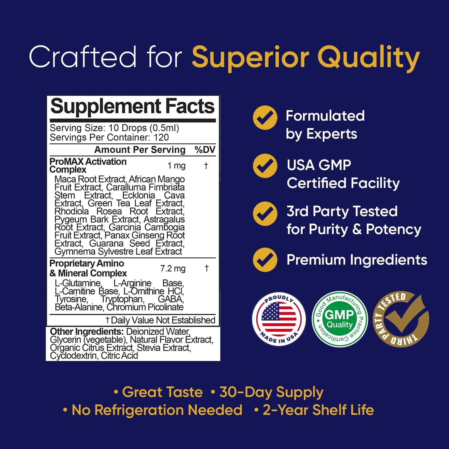 Complex ProMAX Premium Diet Drops (1 x 2 oz Bottle) - Image 7