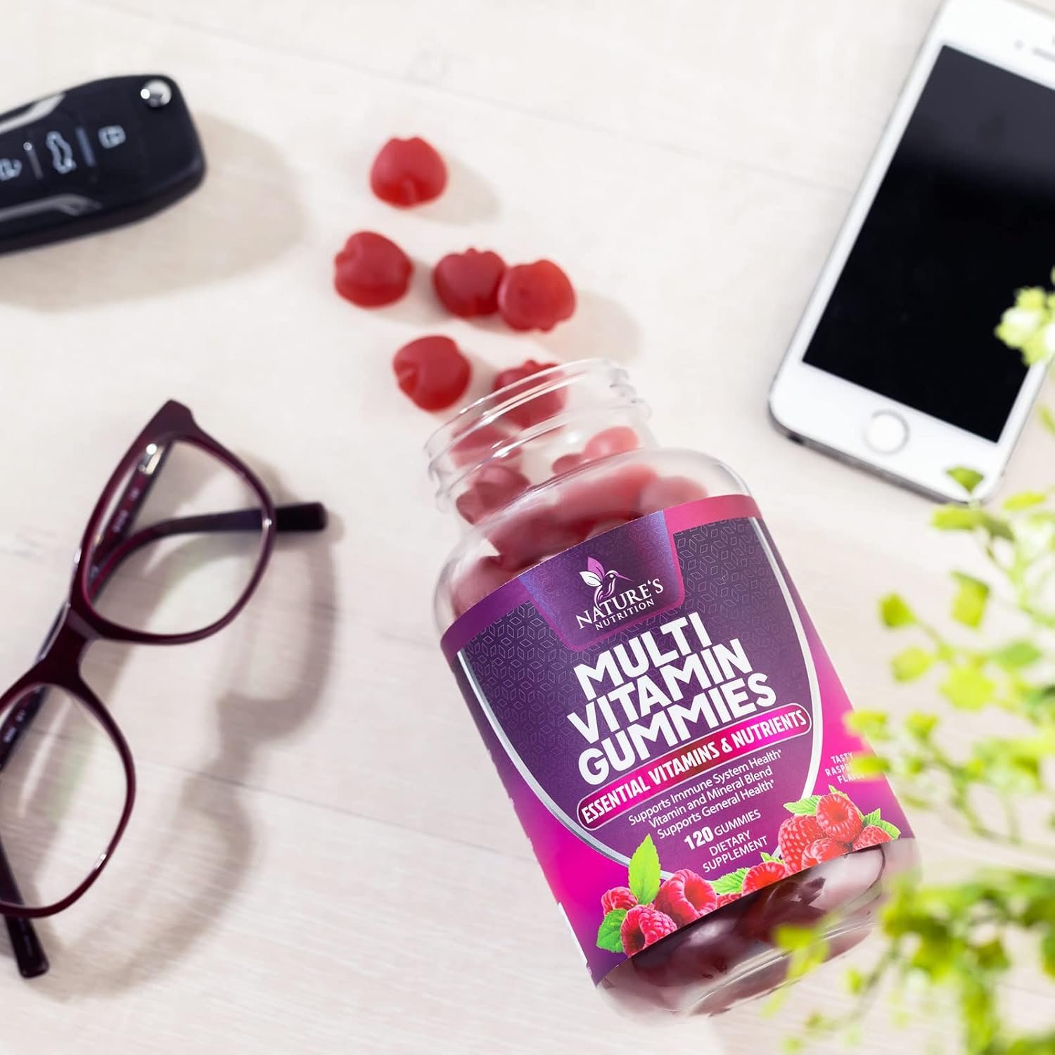 Multivitamin Gummies for Adults, Daily Gummy Vitamins & Minerals for Women & Men, Immune Support Gummy Multivitamins Supplement, Adult Multi VIT Vitamin with Vitamins A, C, D, B12, Zinc - 120 Gummies - Image 9