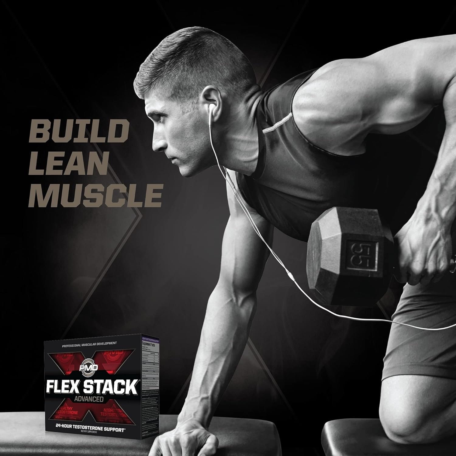 PMD Sports Flex Stack Advanced 24-Hour Testosterone Stack for Lean Muscle Growth, Strength, Recovery, Libido and Restful Sleep - N-Test 600 Advanced / 90 Liquid T-Gels, Z-Test 90 Capsules … - Image 8