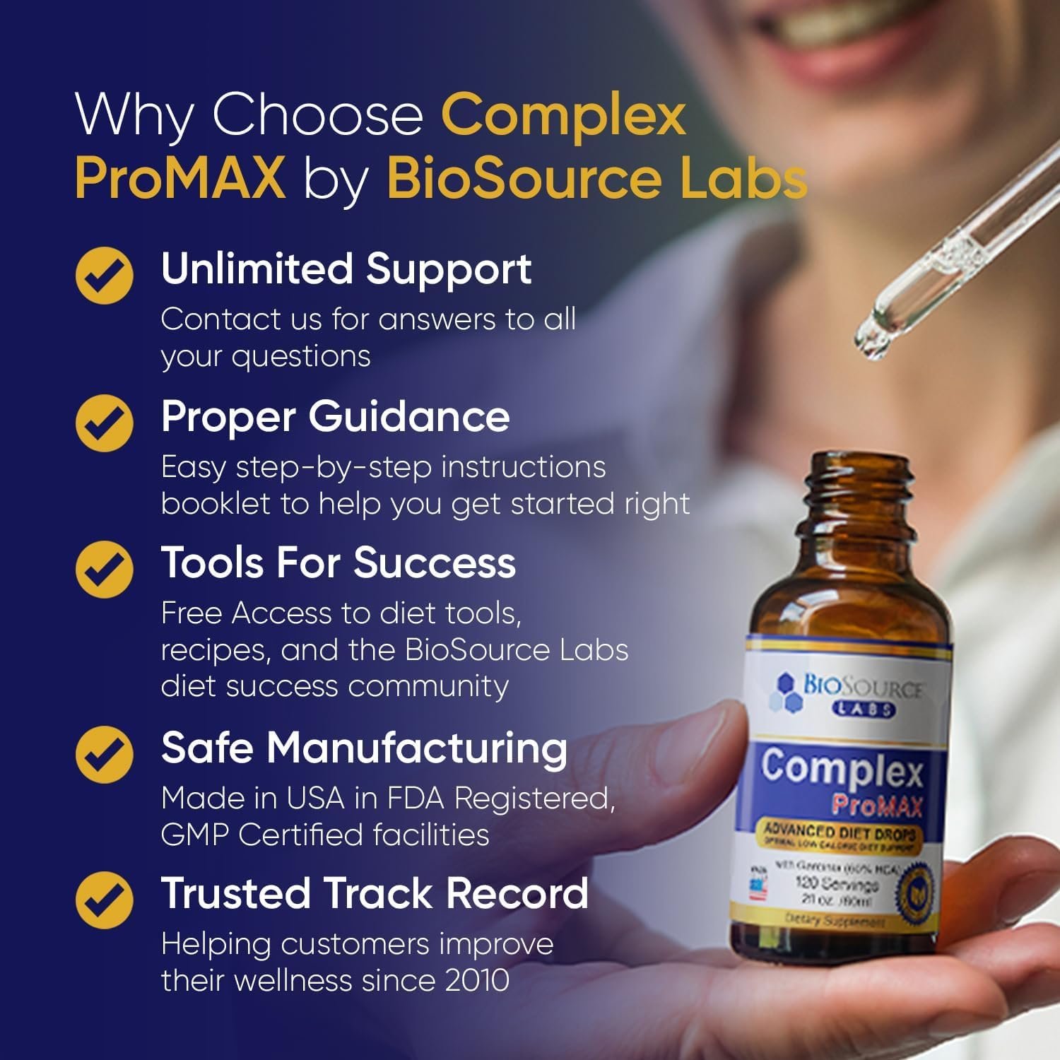 Complex ProMAX Premium Diet Drops (1 x 2 oz Bottle) - Image 8