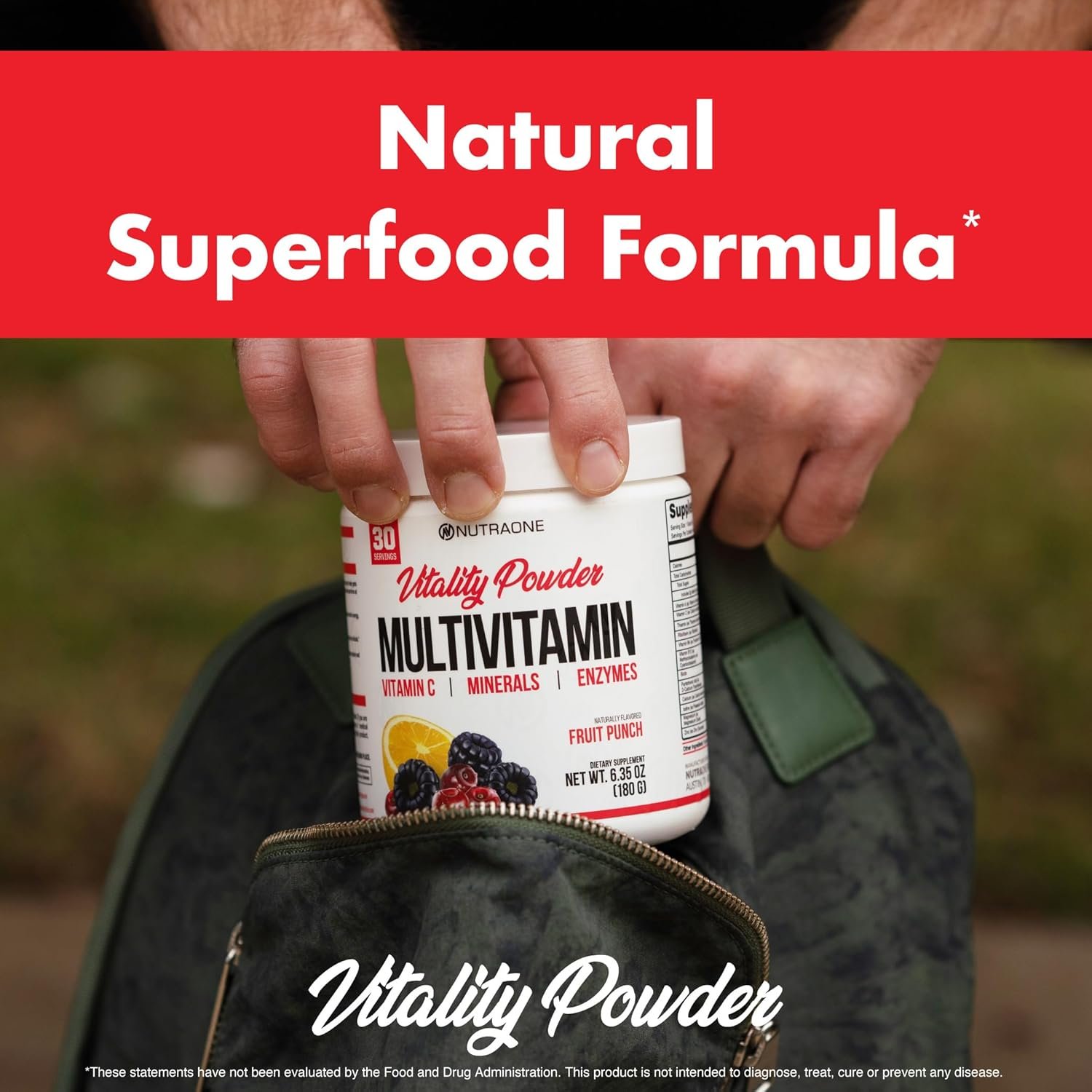 NutraOne Vitality Vitamin Powder Powdered Vitamin and Mineral Supplement (Fruit Punch - 30 Servings) - Image 6