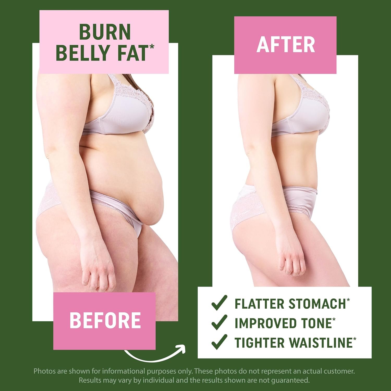 Women’s Fat Burner Gummies for Weight Loss | Green Tea, Green Coffee Bean, Garcinia Cambogia & Ketones | Fat Burners for Women Weight Loss Gummies | Green Tea Fat Burner Supplements | 60 Count - Image 3