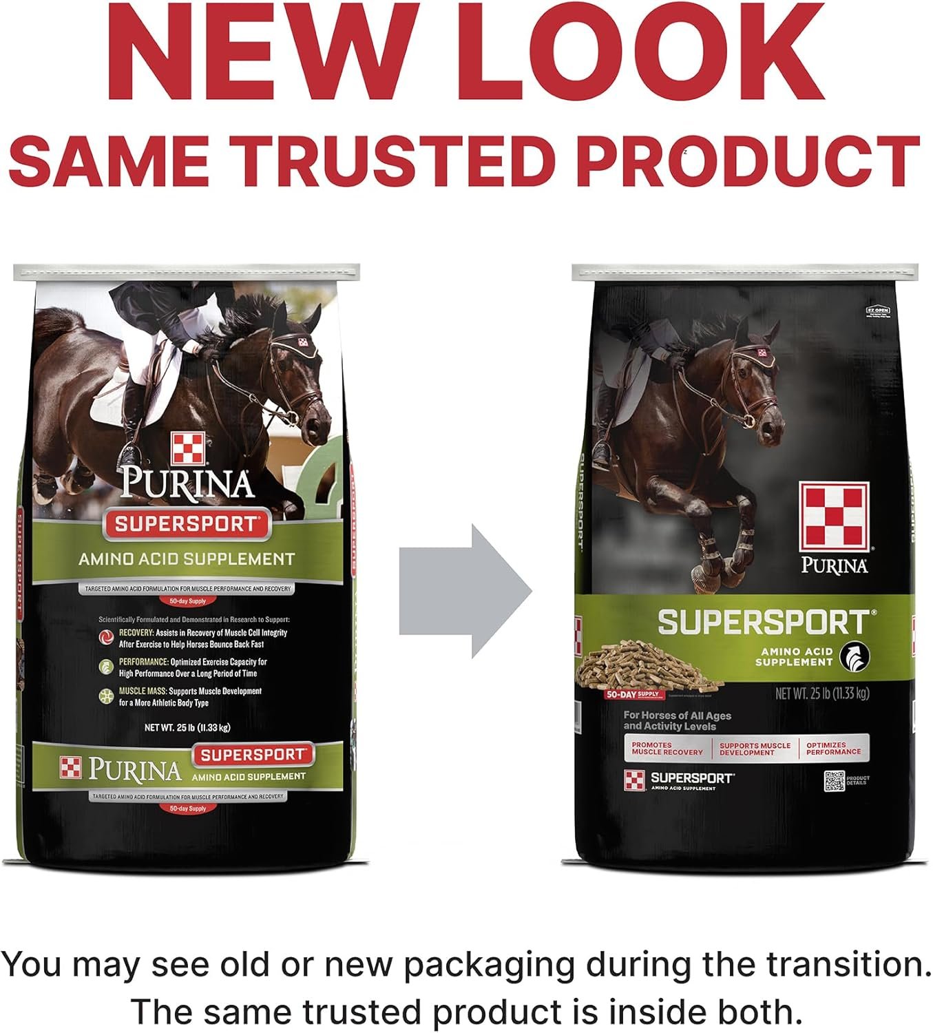 Purina Supersport Horse Supplement, Amino Acids for Muscle Recovery, 25 lbs - Image 3