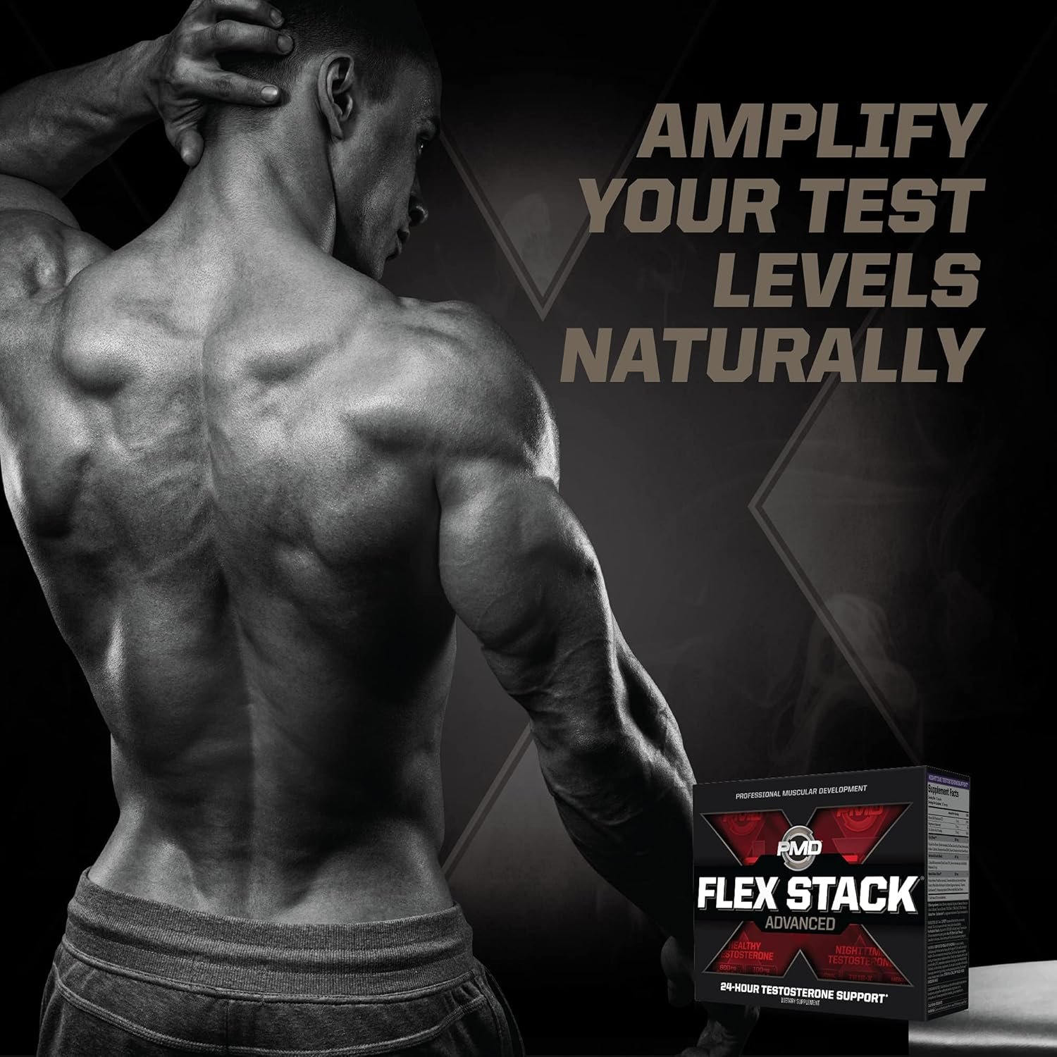 PMD Sports Flex Stack Advanced 24-Hour Testosterone Stack for Lean Muscle Growth, Strength, Recovery, Libido and Restful Sleep - N-Test 600 Advanced / 90 Liquid T-Gels, Z-Test 90 Capsules … - Image 7