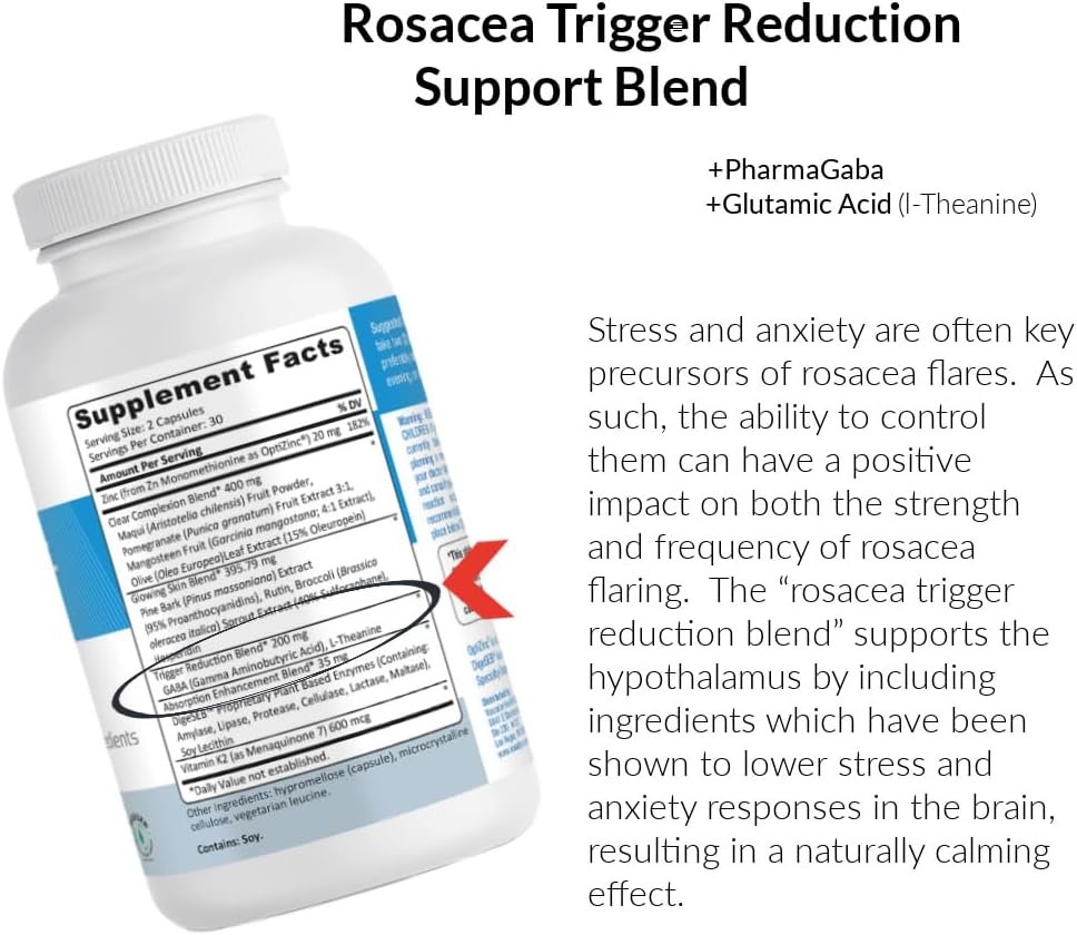 Rosacea Skin Care Supplement for Redness of Face, Eye and Nose | Targets The Root Cause of Symptoms - Image 4