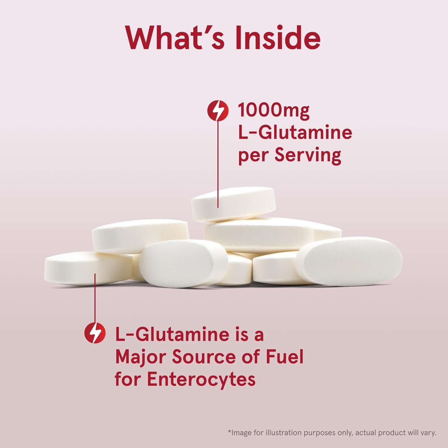 Jarrow Formulas L-Glutamine 1000 mg, Dietary Supplement for Muscle Tissue, Multifunctional Amino Acid, Immune Support , 100 Easy-Solv Tablets, 50-100 Day Supply - Image 3