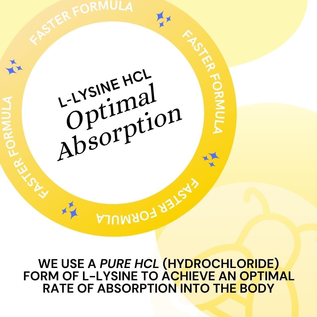 Herstat L-Lysine 1500mg | High Potency Essential Amino Acid, Vegetable Tablets, 120ct - Image 8