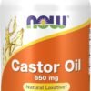NOW Foods Supplements, Castor Oil 650 mg...