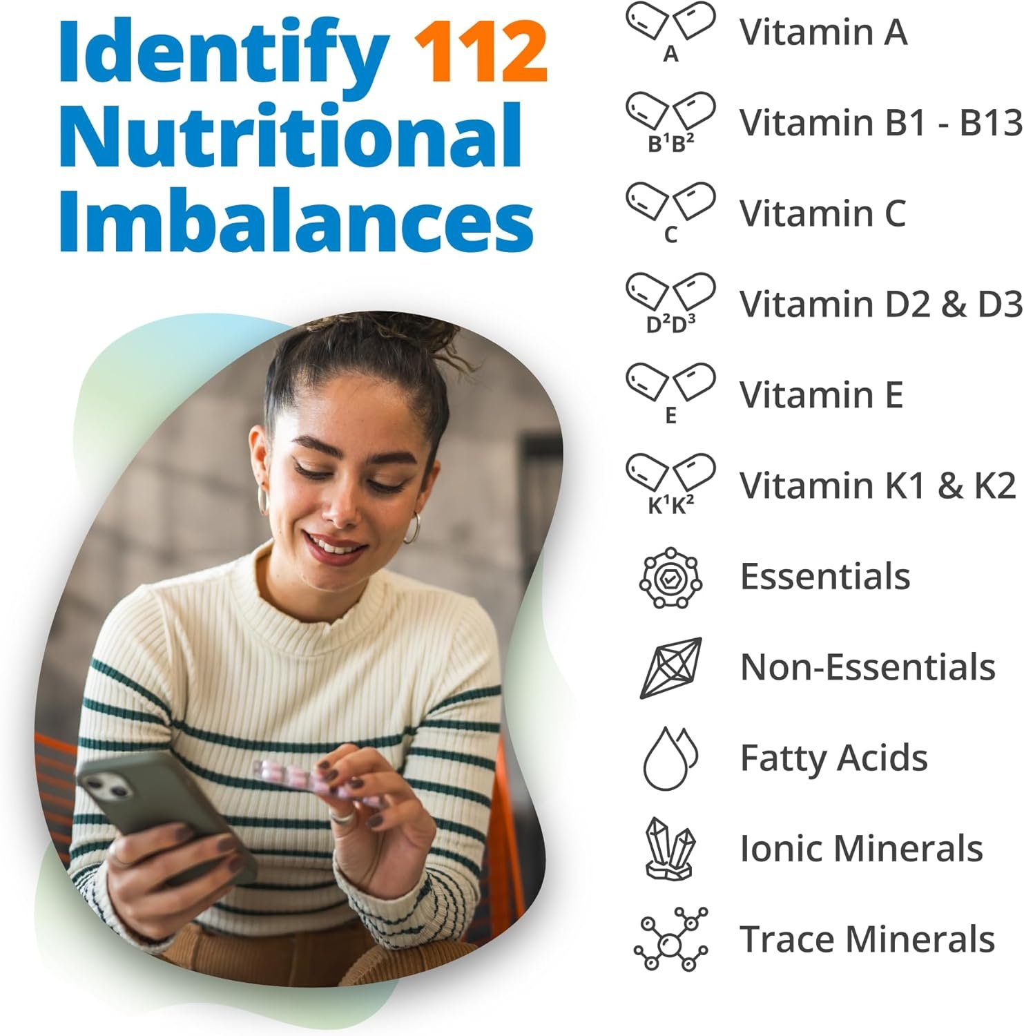5Strands Nutrition Test, 112 Vitamins, Minerals, Amino Acids Tested, Identify Nutrient Absorption Issues, Holistic at Home Imbalance Testing, Results in 4 Days - Image 5