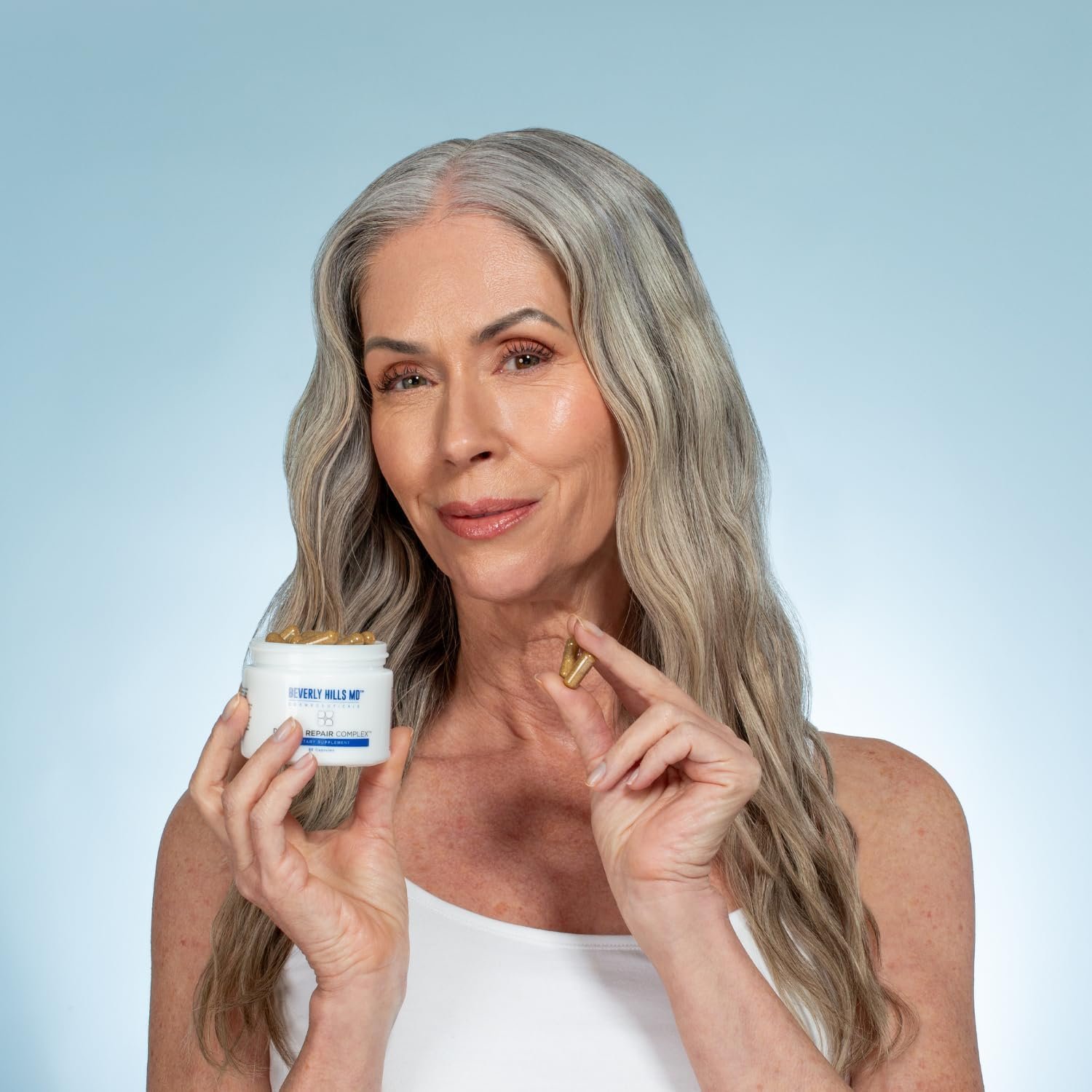 Beverly Hills MD Dermal Repair Anti-Aging Supplement - Hyaluronic Acid, Collagen, Vitamins for Smooth, Plump Skin (3) - Image 5